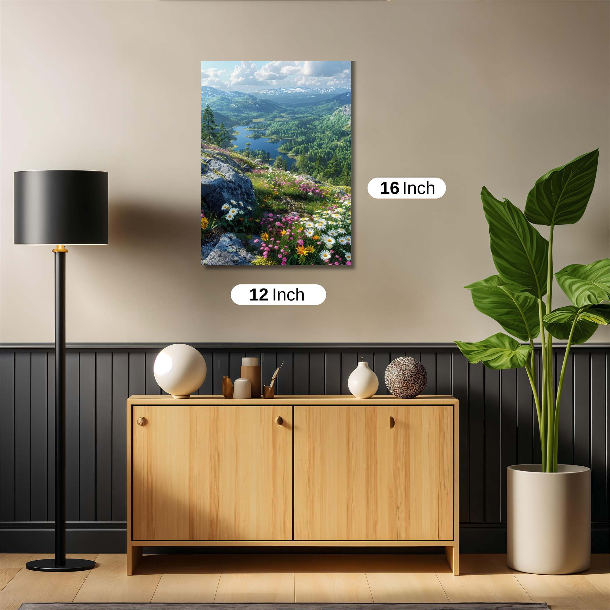 Mountain Serenity Safe Wall Magnetic / M