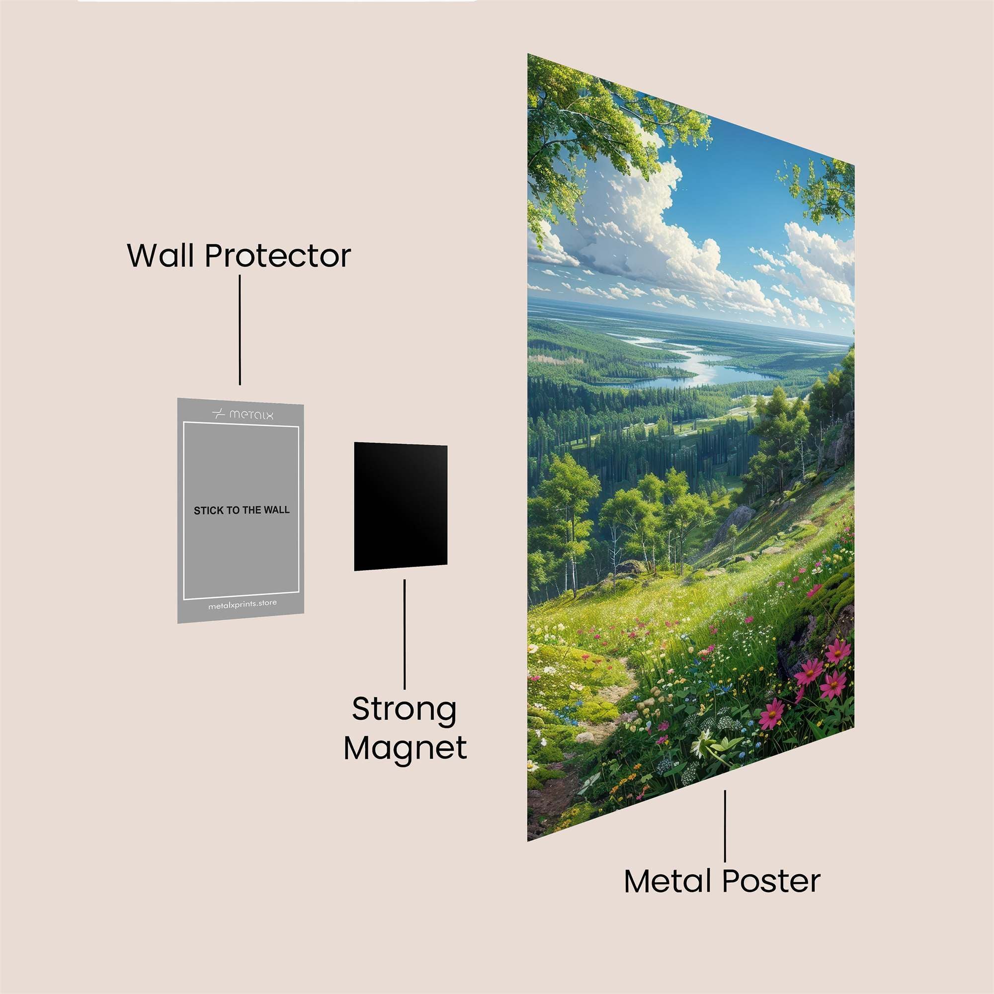 Nature's Bliss Safe Wall Magnetic / M