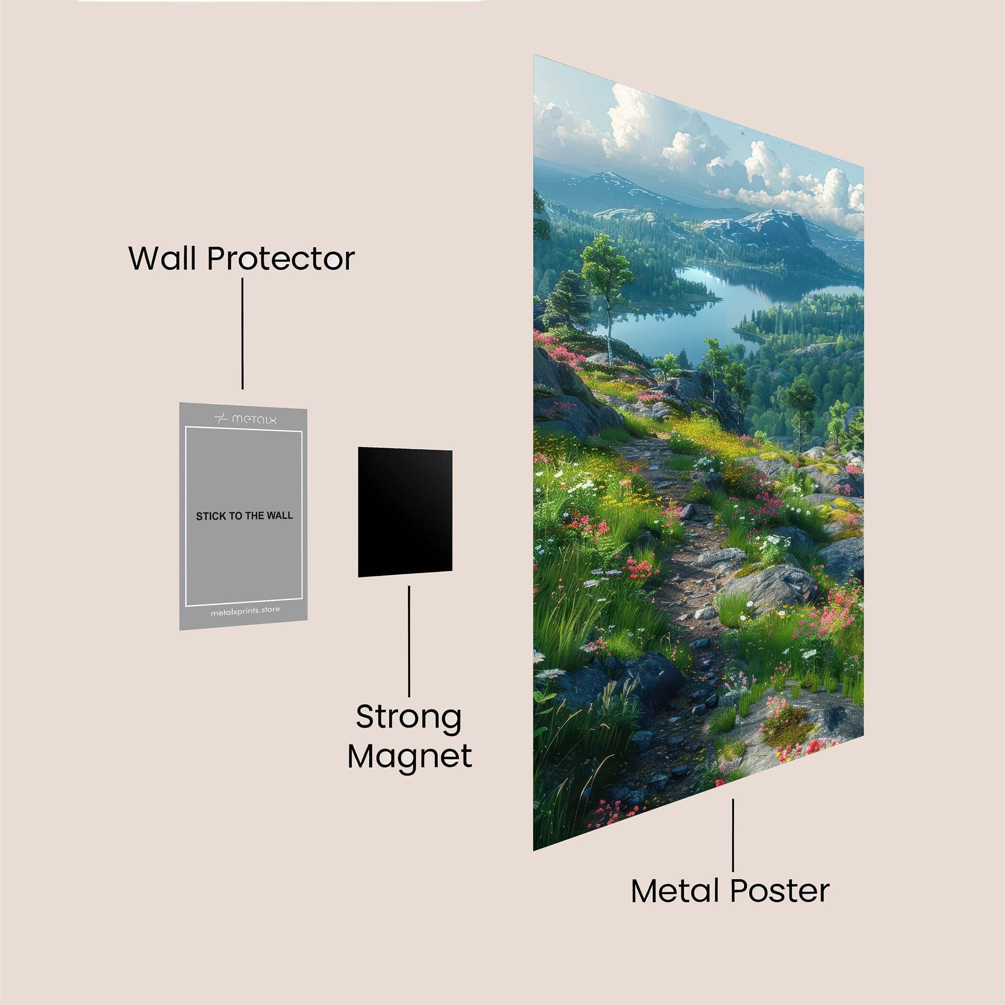 Nature's Bliss Safe Wall Magnetic / M