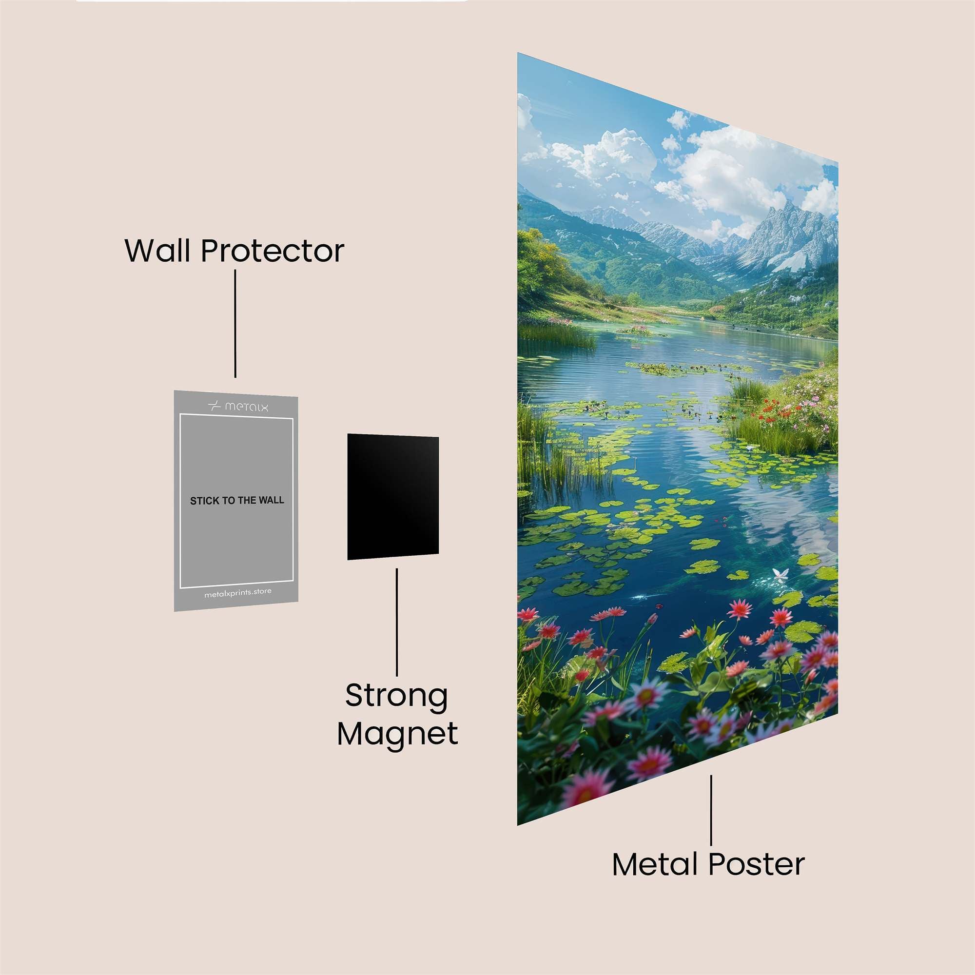 Alpine Serenity Safe Wall Magnetic / M