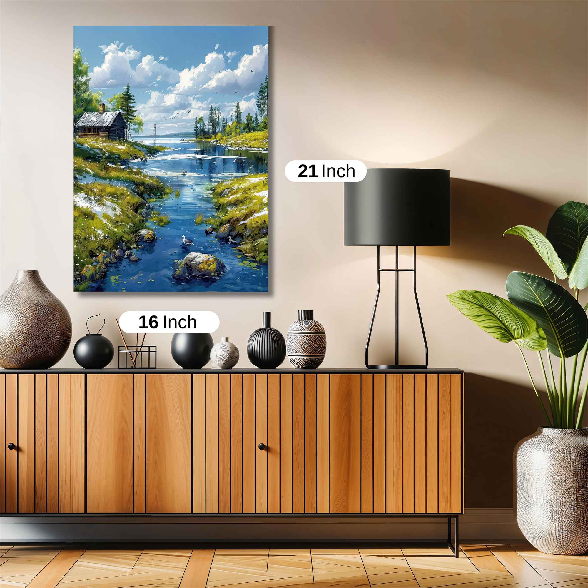 Cabin Serenity Safe Wall Magnetic / M