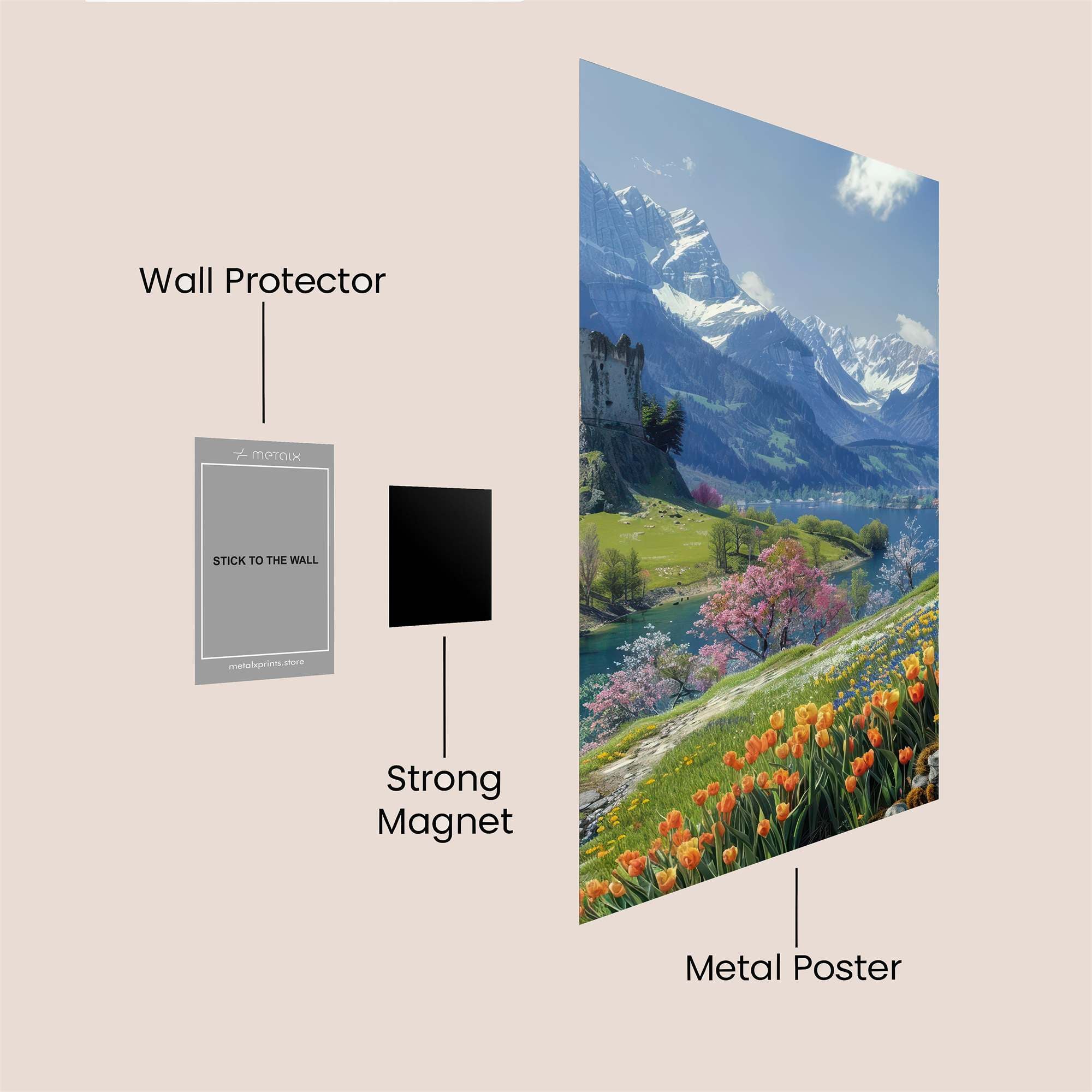 Alpine Serenity Safe Wall Magnetic / M