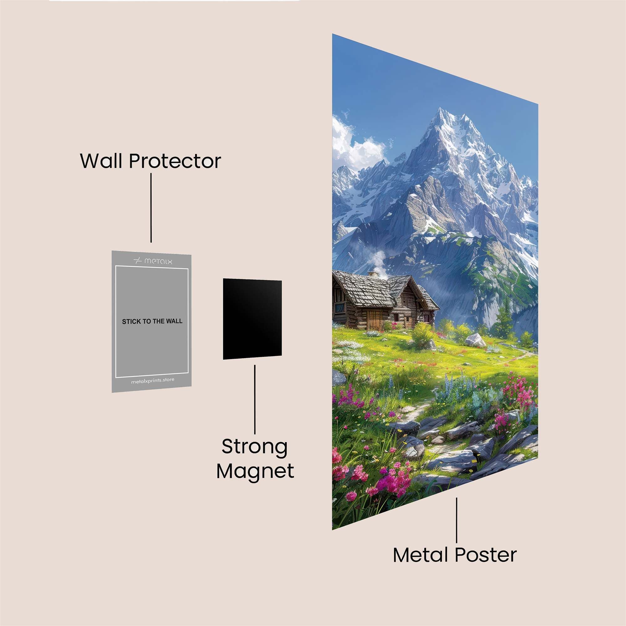 Matterhorn Serenity Safe Wall Magnetic / M