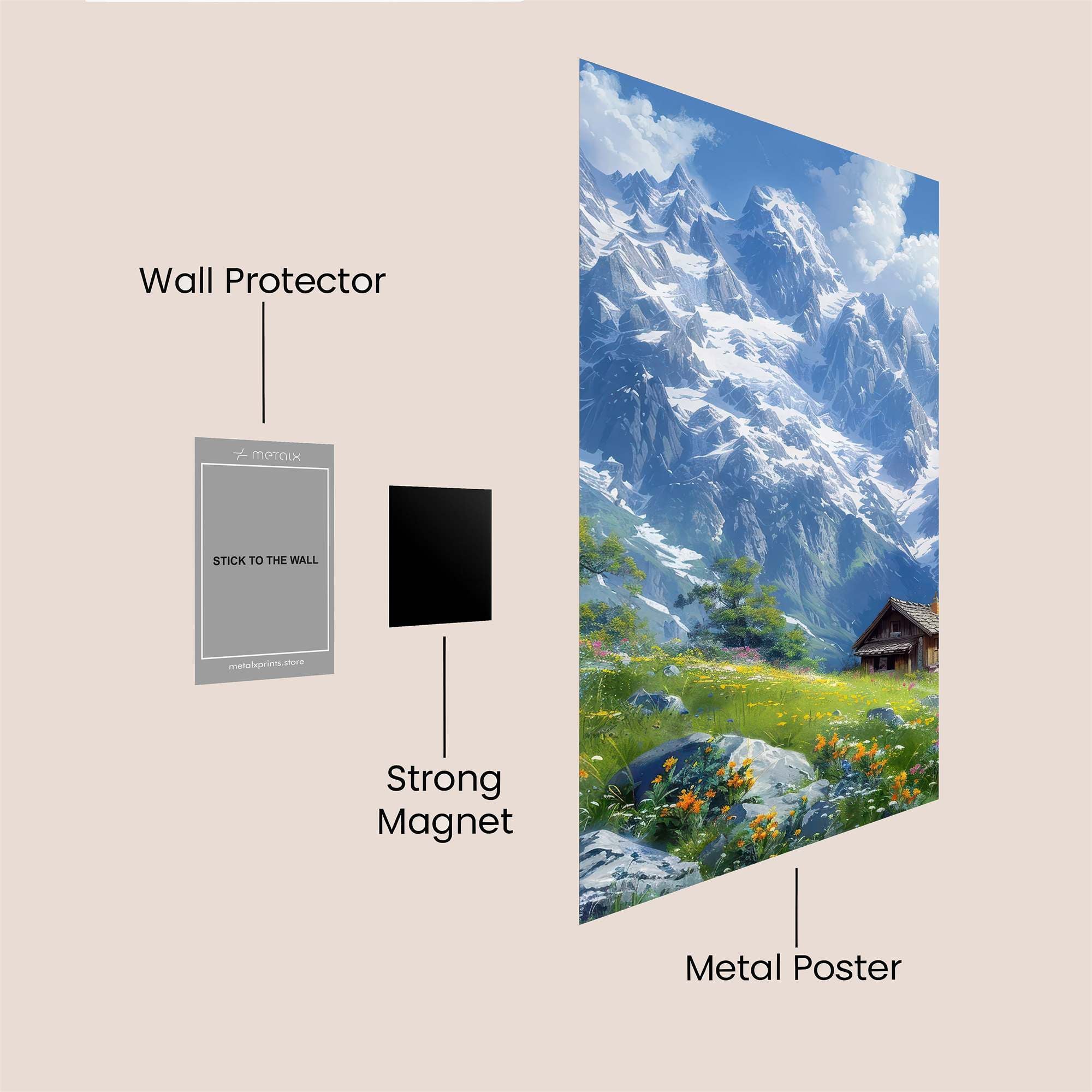 Matterhorn Serenity Safe Wall Magnetic / M