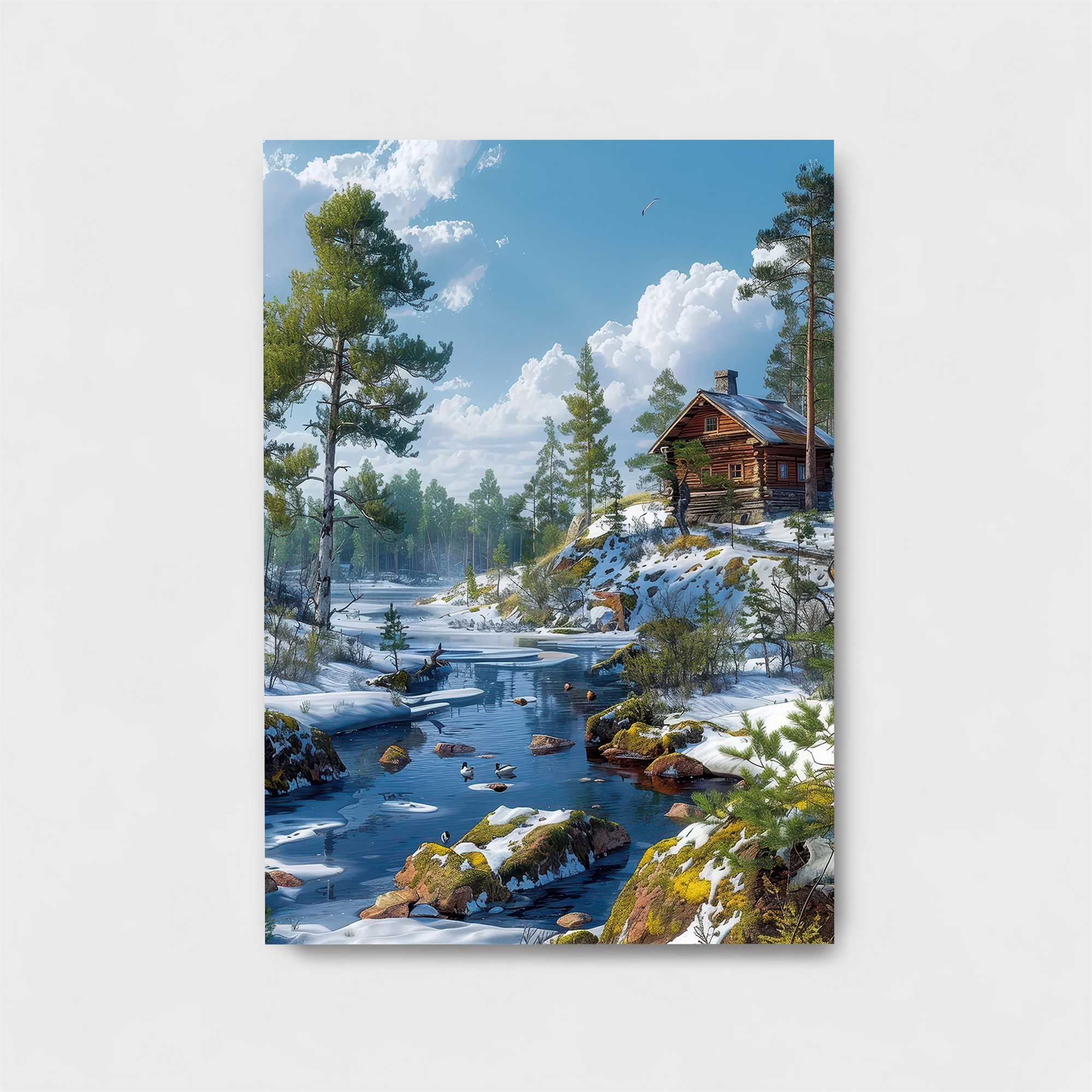 Cabin Tranquility Safe Wall Magnetic / M