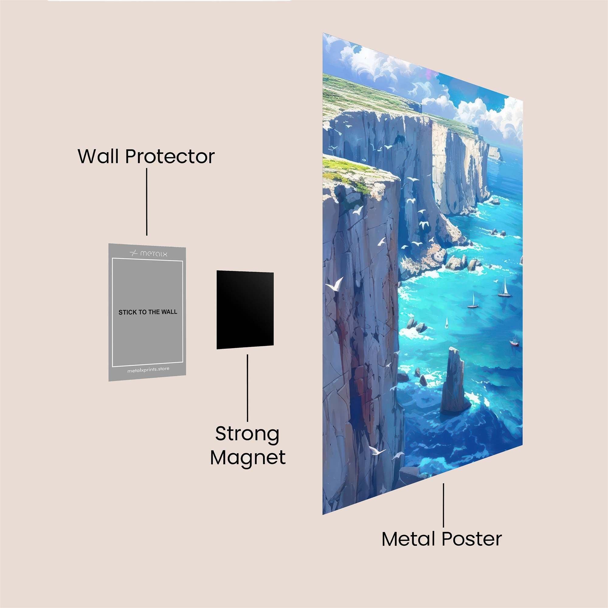 Cliff Serenity Safe Wall Magnetic / M