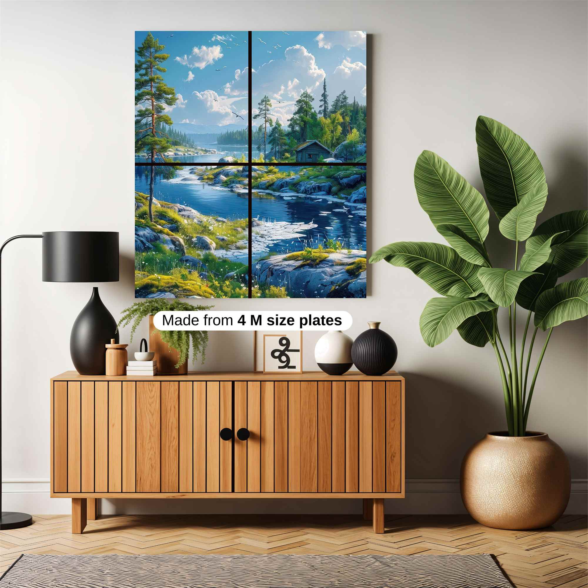 Lakeside Serenity Safe Wall Magnetic / M