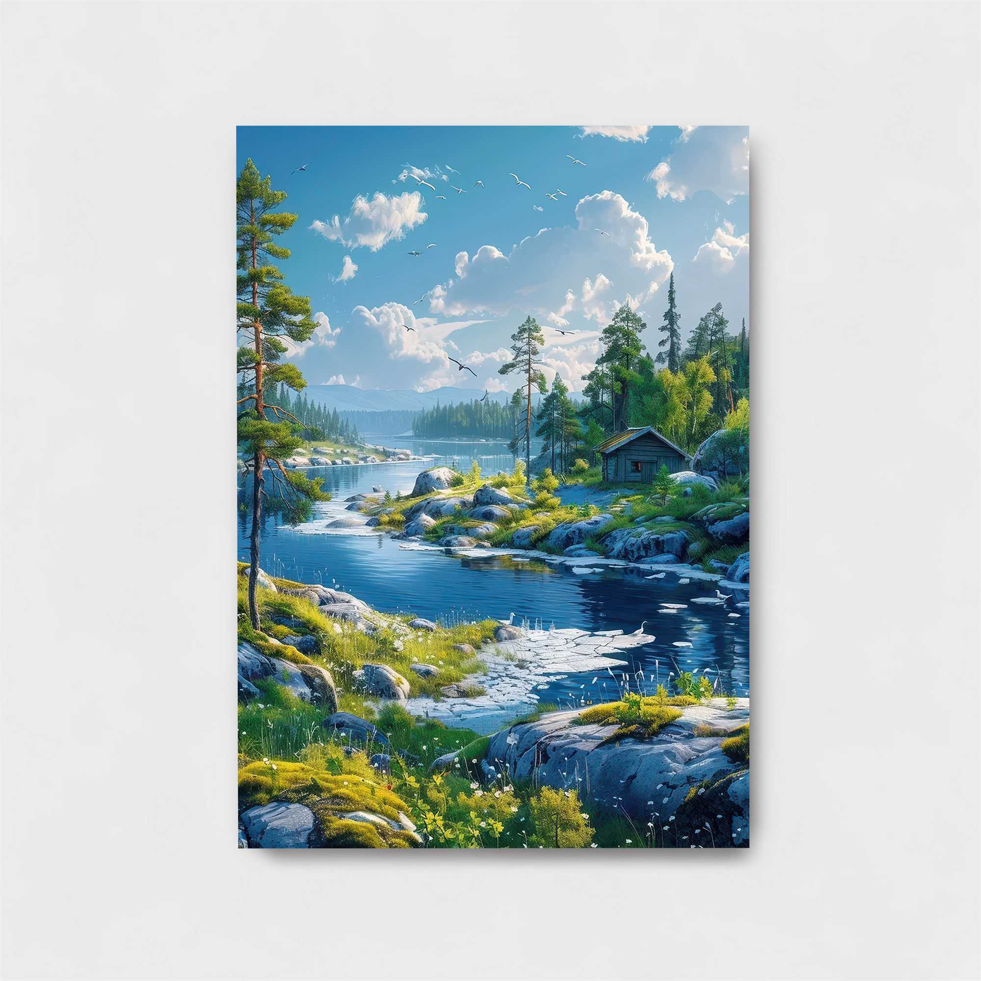 Lakeside Serenity Safe Wall Magnetic / M