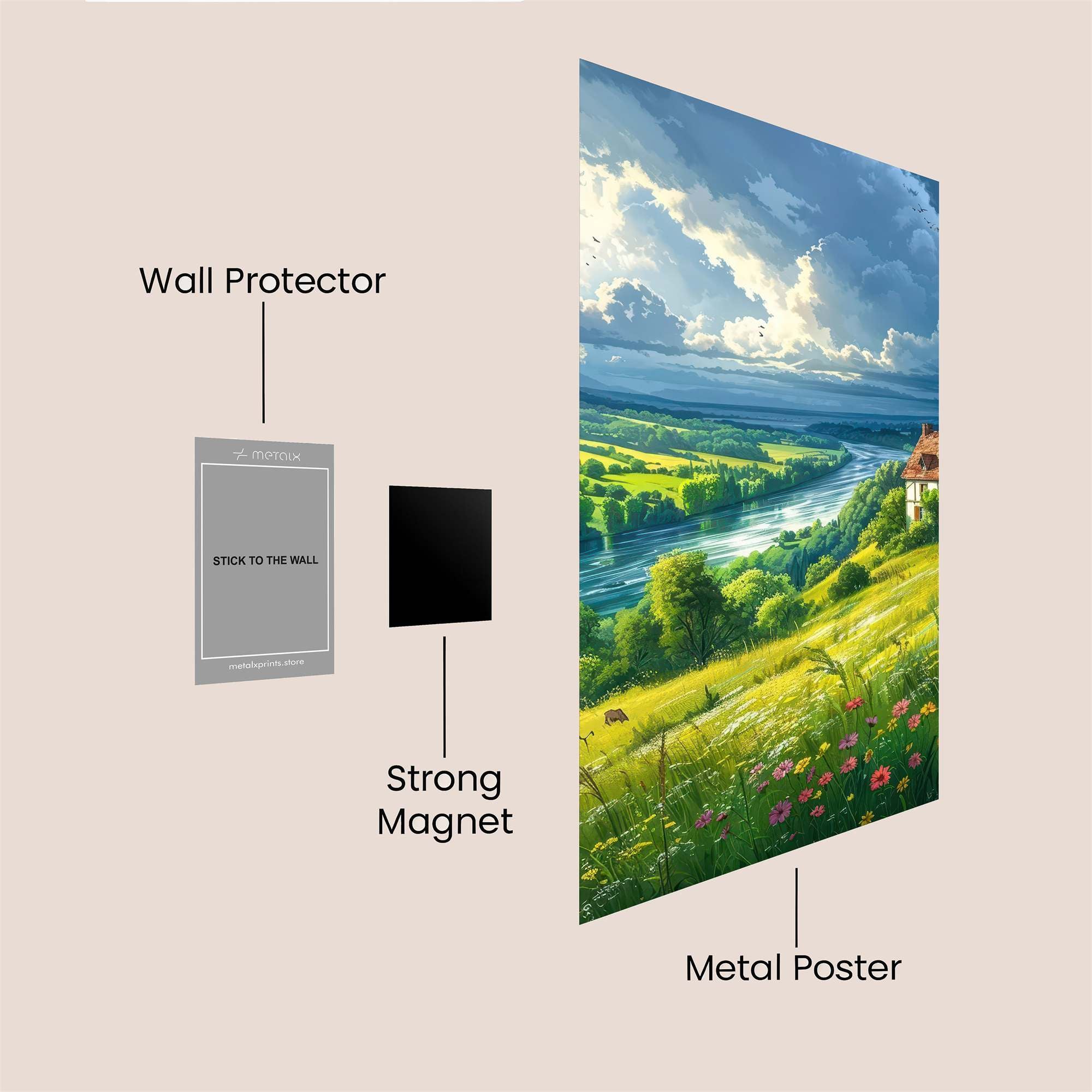 River Serenity Safe Wall Magnetic / M