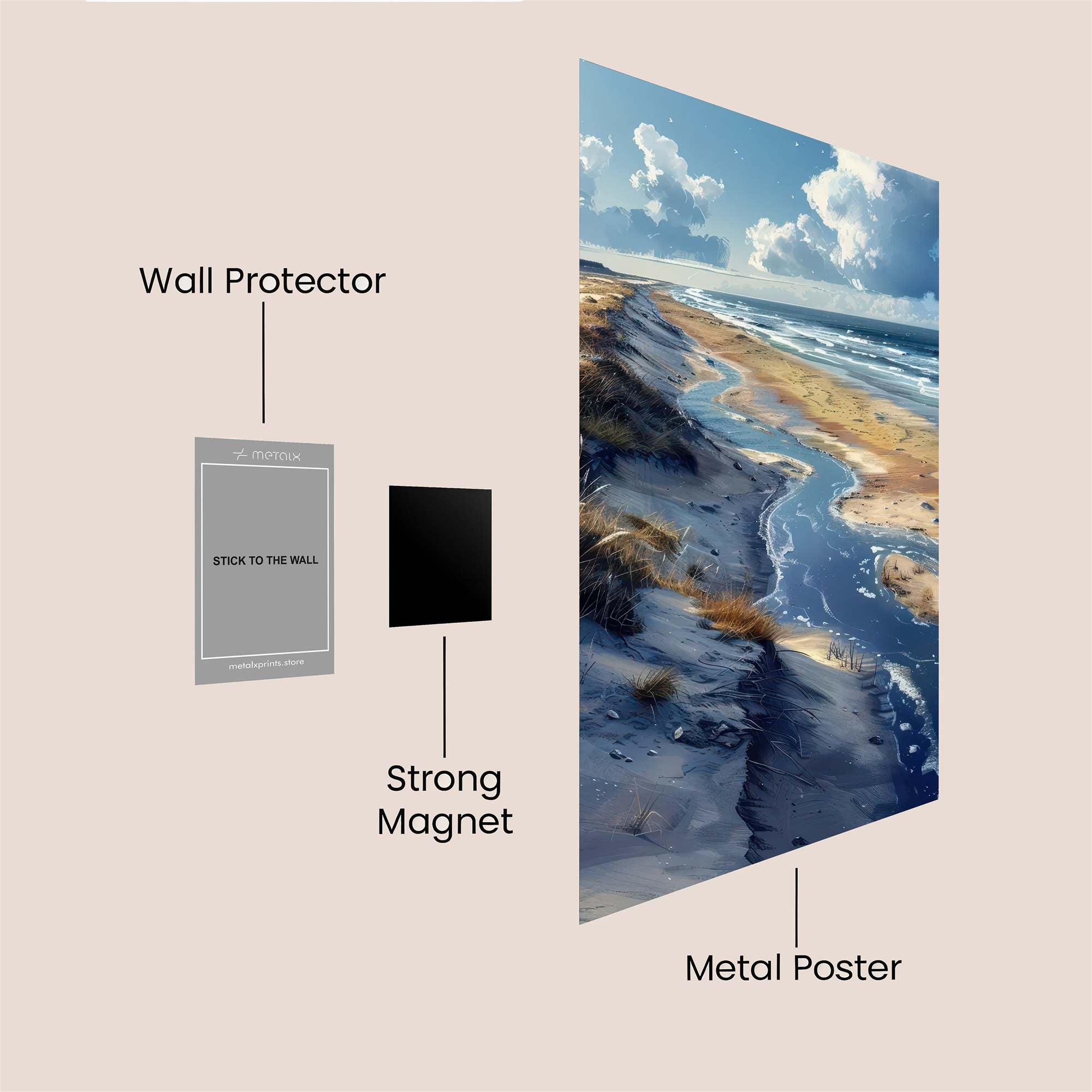 Dune Serenity Safe Wall Magnetic / M
