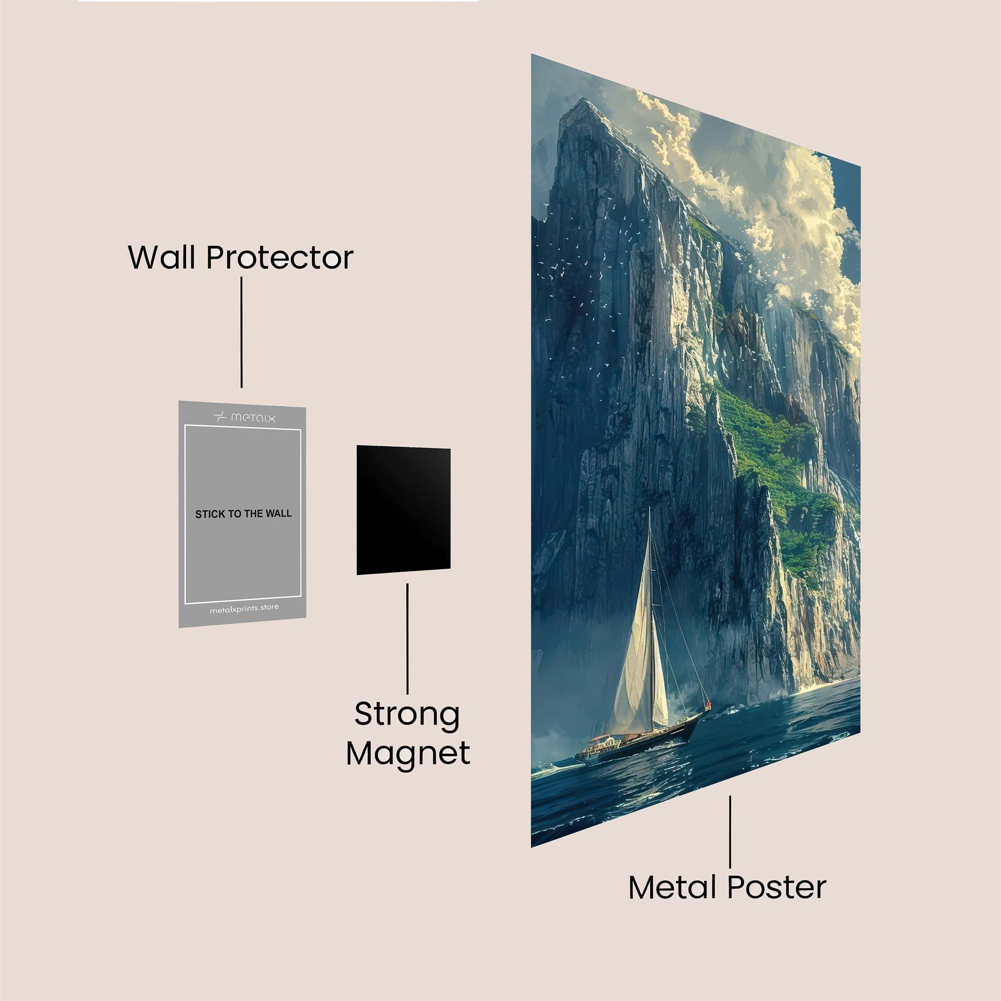 Cliff Serenity Safe Wall Magnetic / M