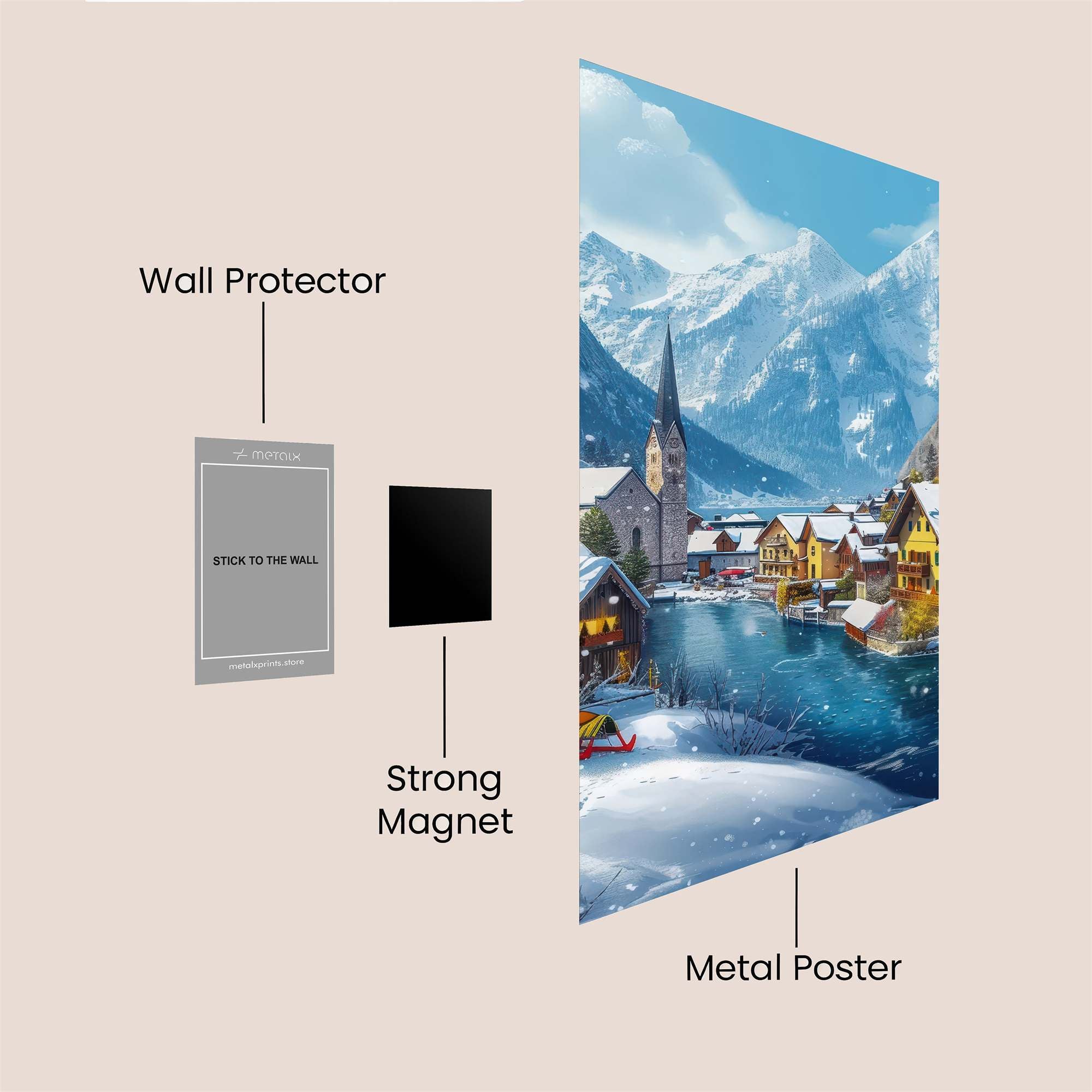 Hallstatt Harmony Safe Wall Magnetic / M