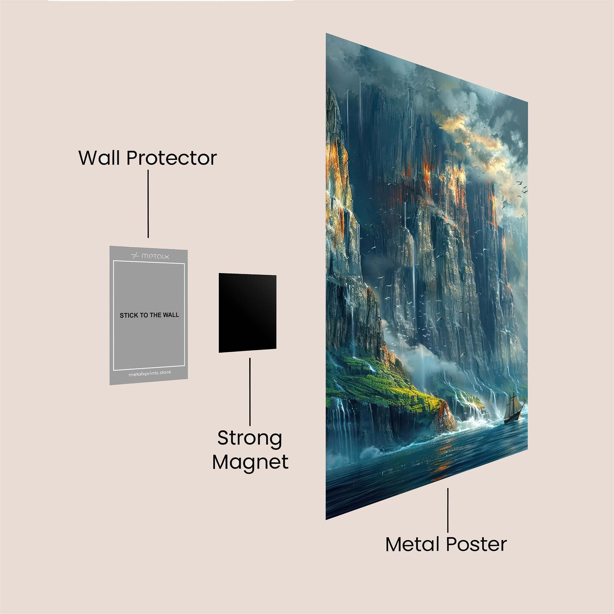 Cliff Majesty Safe Wall Magnetic / M