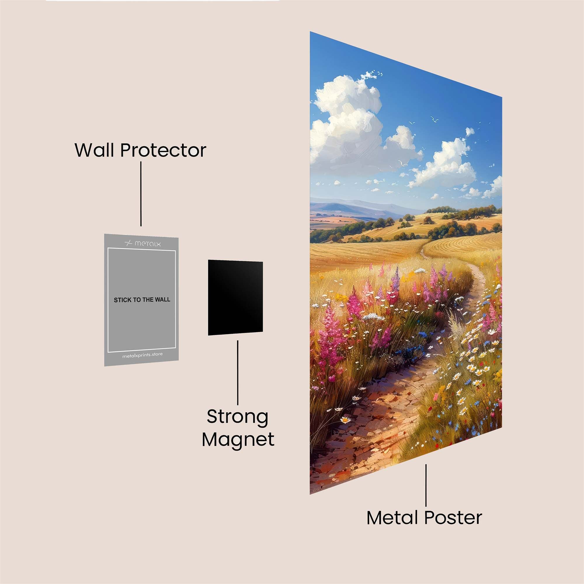 Summer Bliss Safe Wall Magnetic / M