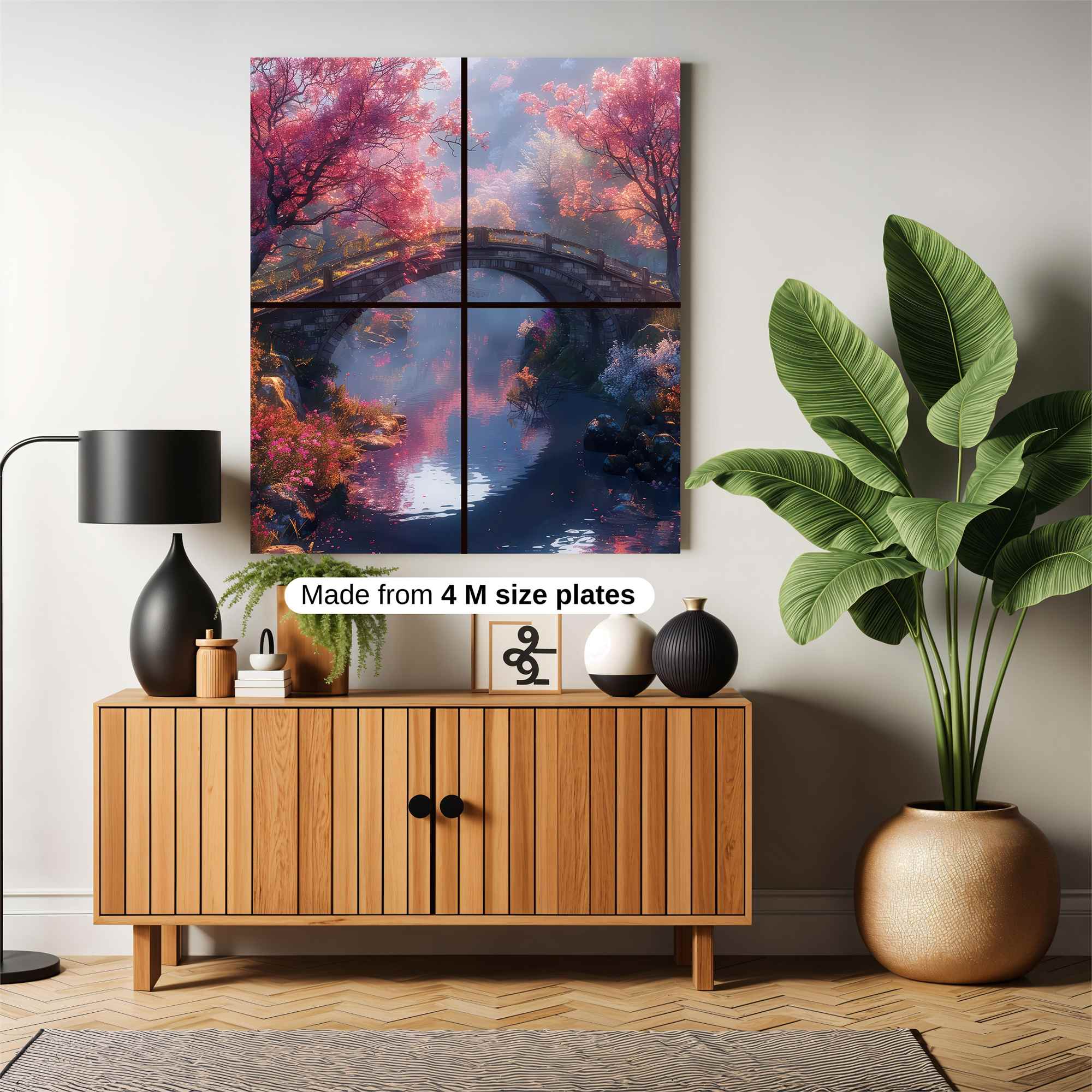 Moonlit Bridge Safe Wall Magnetic / M