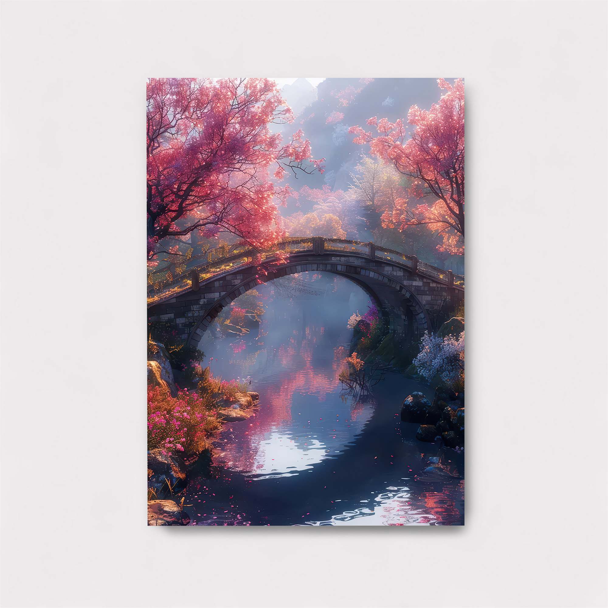 Moonlit Bridge Safe Wall Magnetic / M