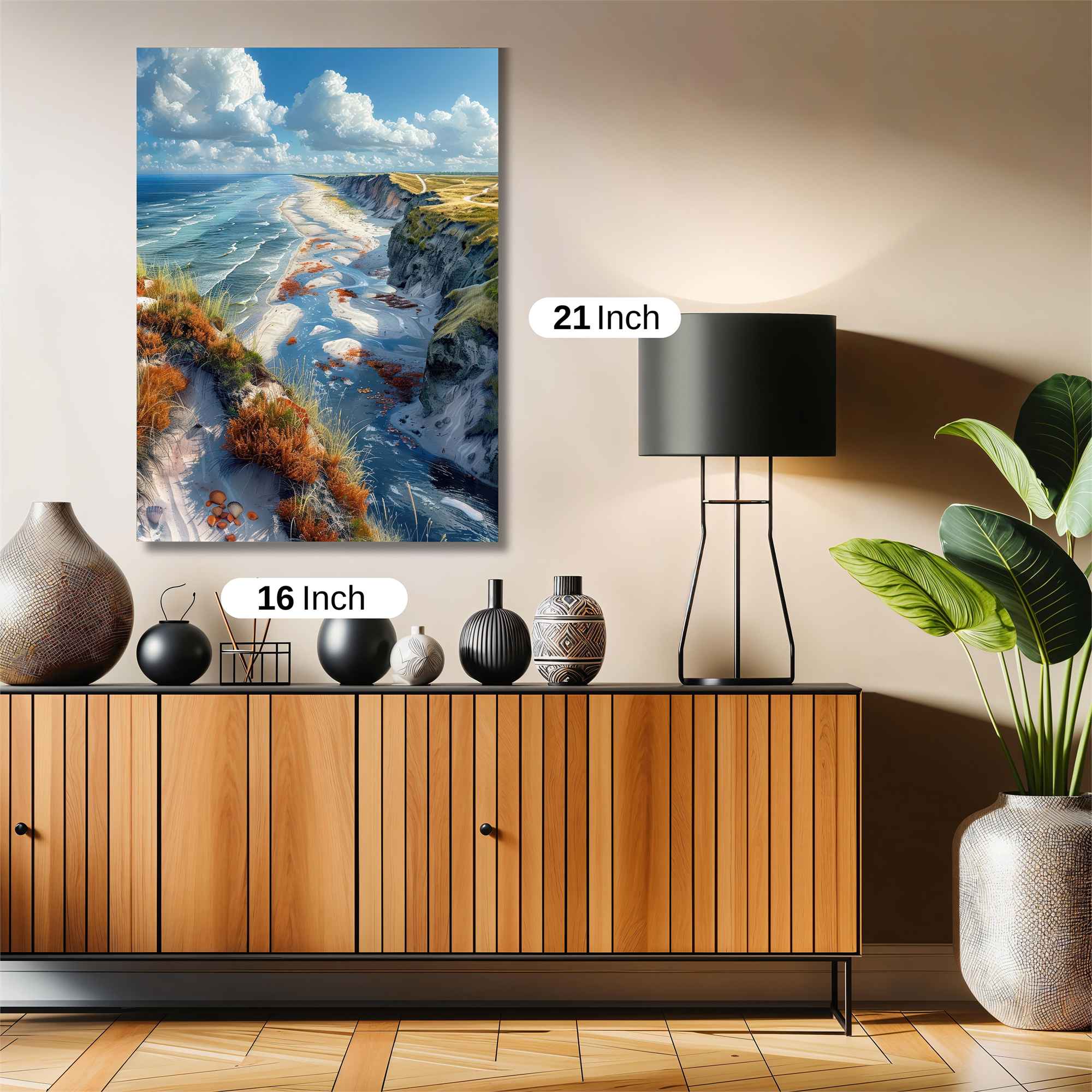 Coastal Serenity Safe Wall Magnetic / M