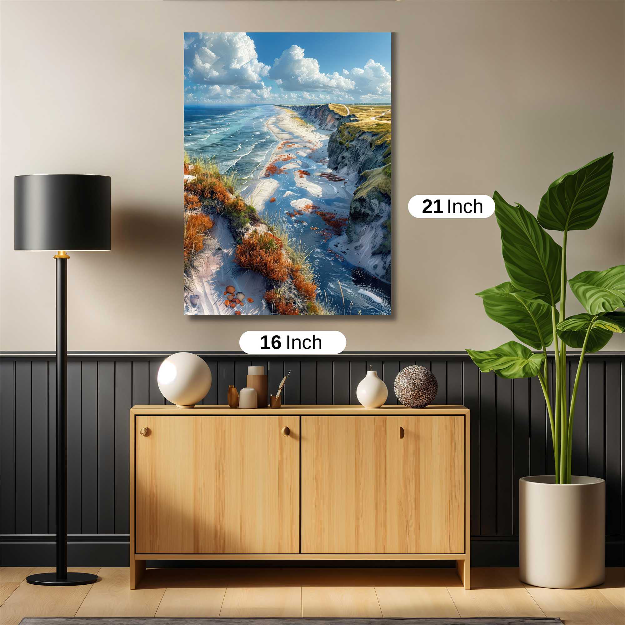 Coastal Serenity Safe Wall Magnetic / M