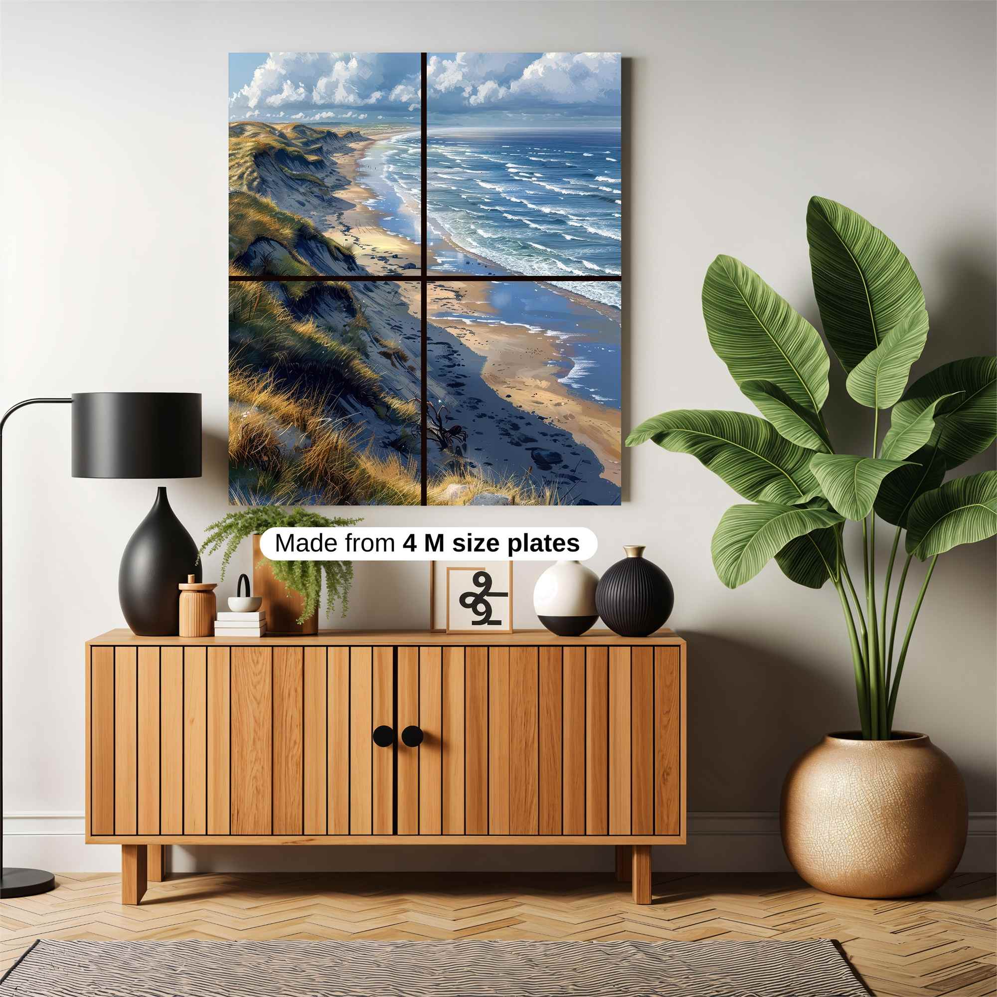 Coastal Serenity Safe Wall Magnetic / M