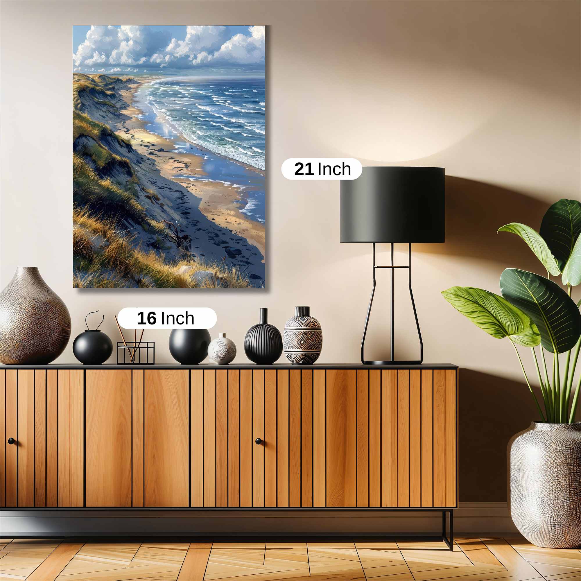 Coastal Serenity Safe Wall Magnetic / M