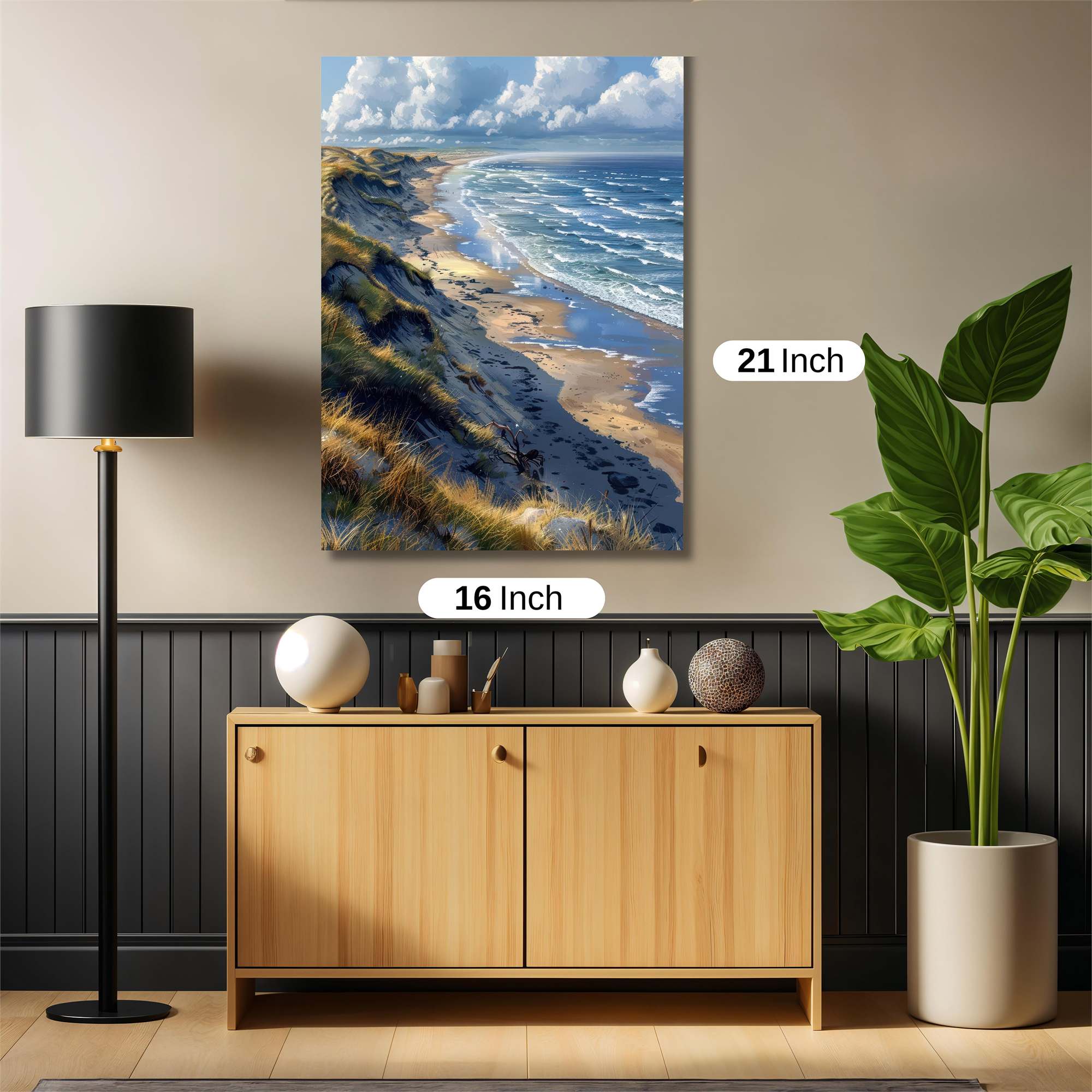 Coastal Serenity Safe Wall Magnetic / M