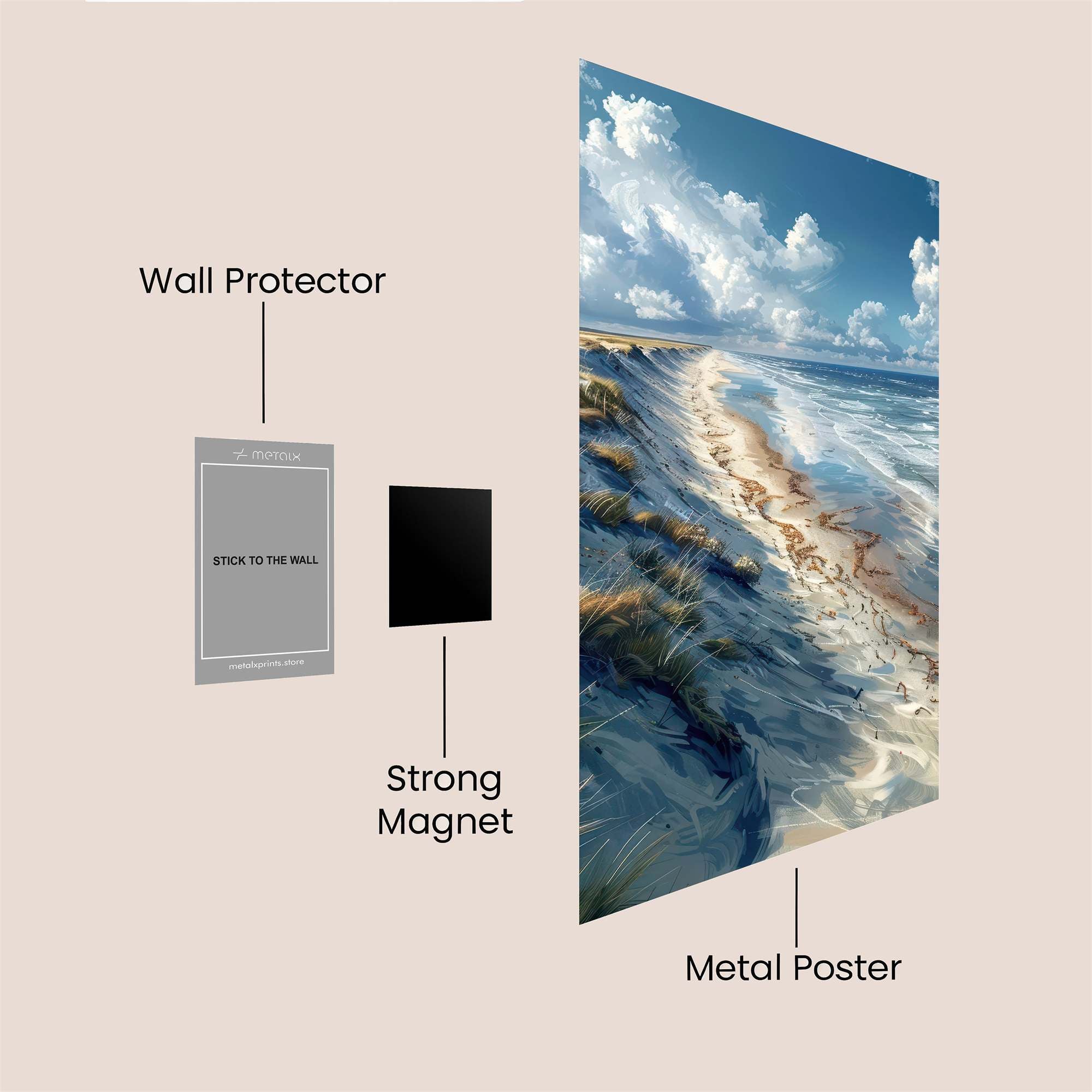 Dunes Serenity Safe Wall Magnetic / M
