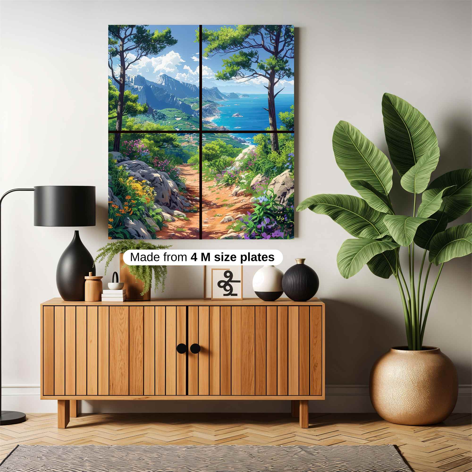Seaside Serenity Safe Wall Magnetic / M