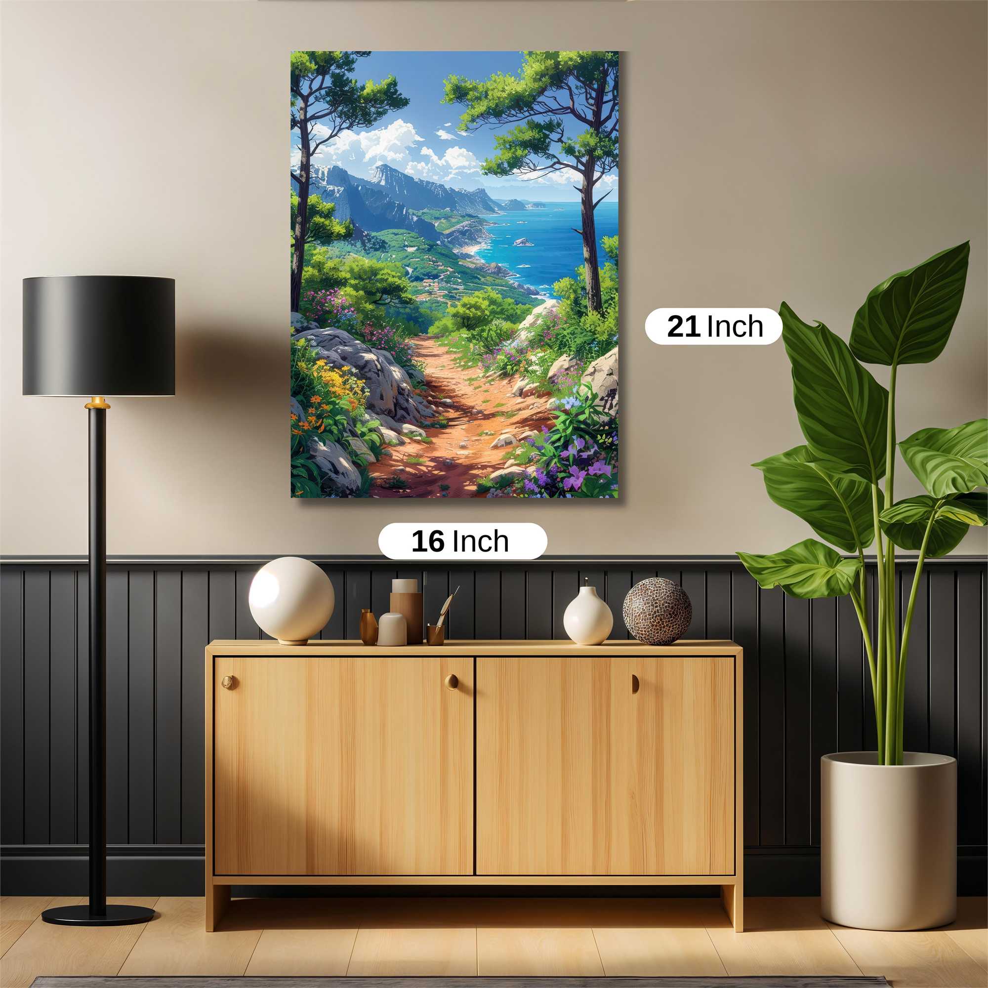 Seaside Serenity Safe Wall Magnetic / M