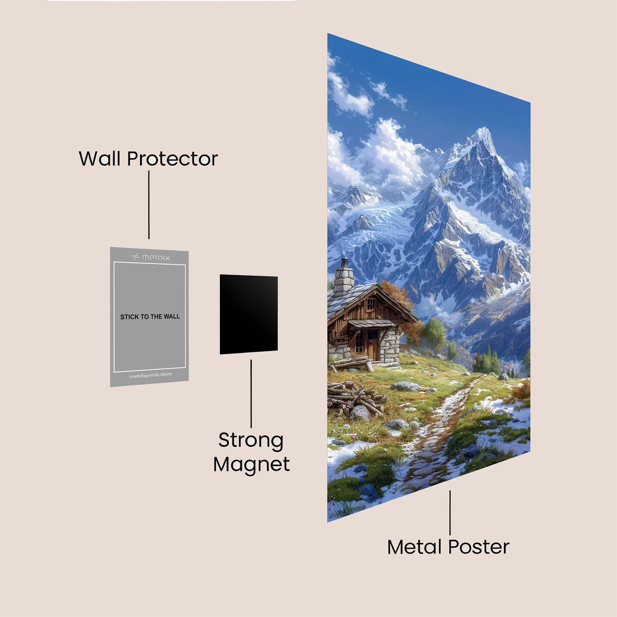 Matterhorn Serenity Safe Wall Magnetic / M