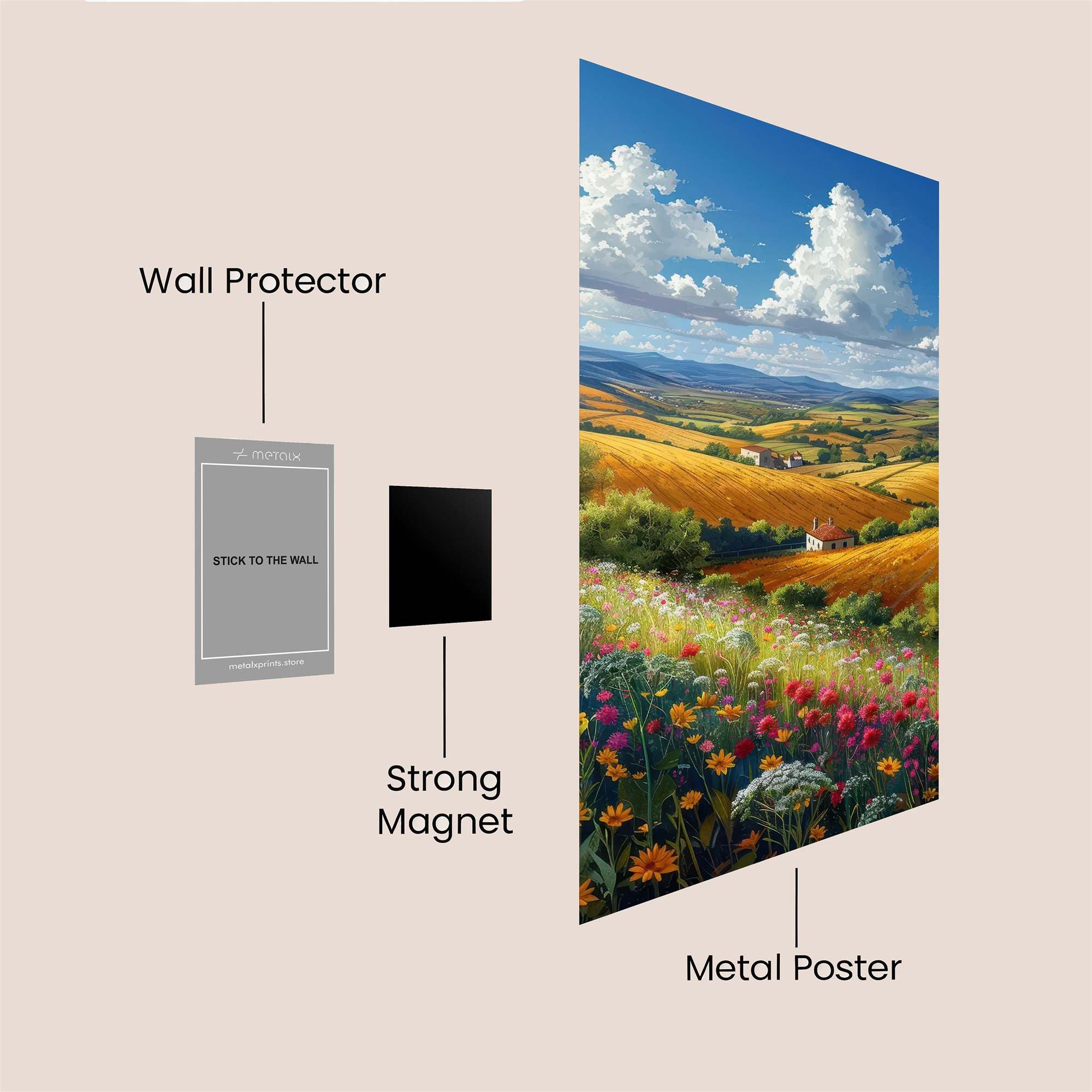 Tuscany Bliss Safe Wall Magnetic / M