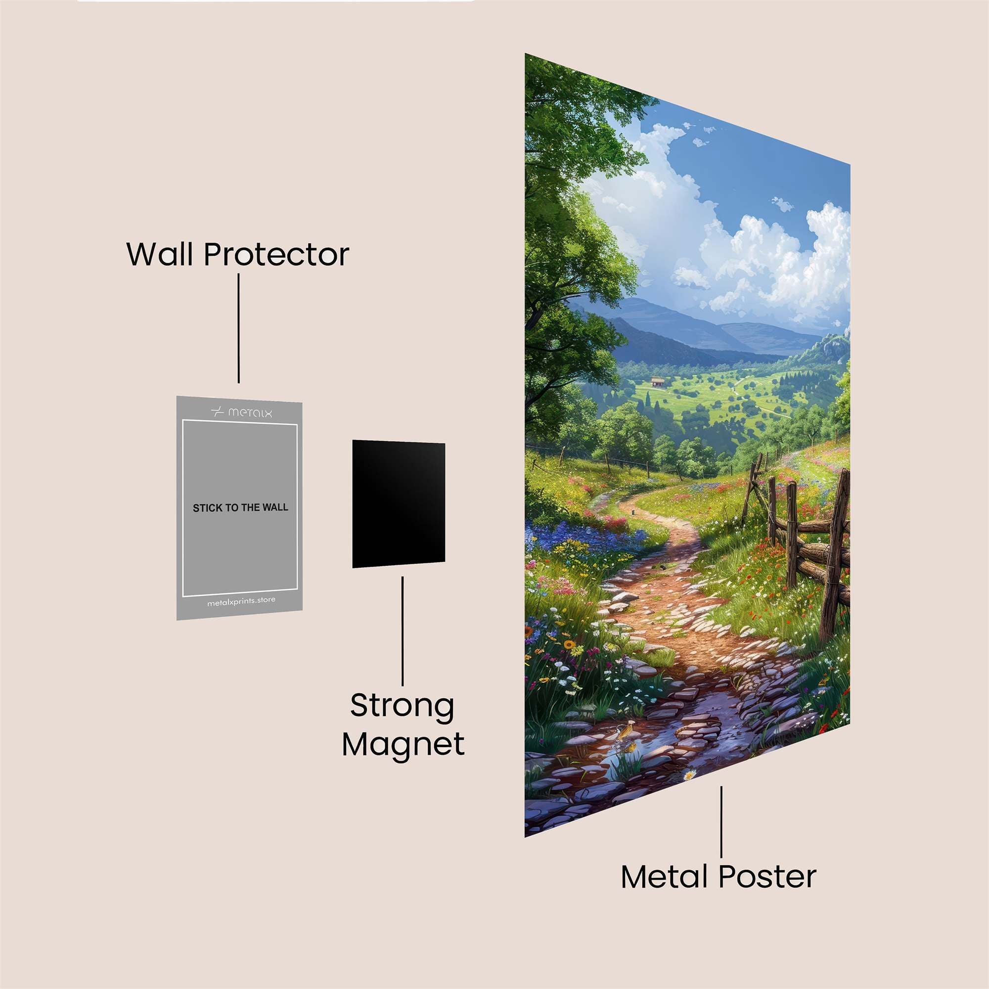 Nature's Bliss Safe Wall Magnetic / M