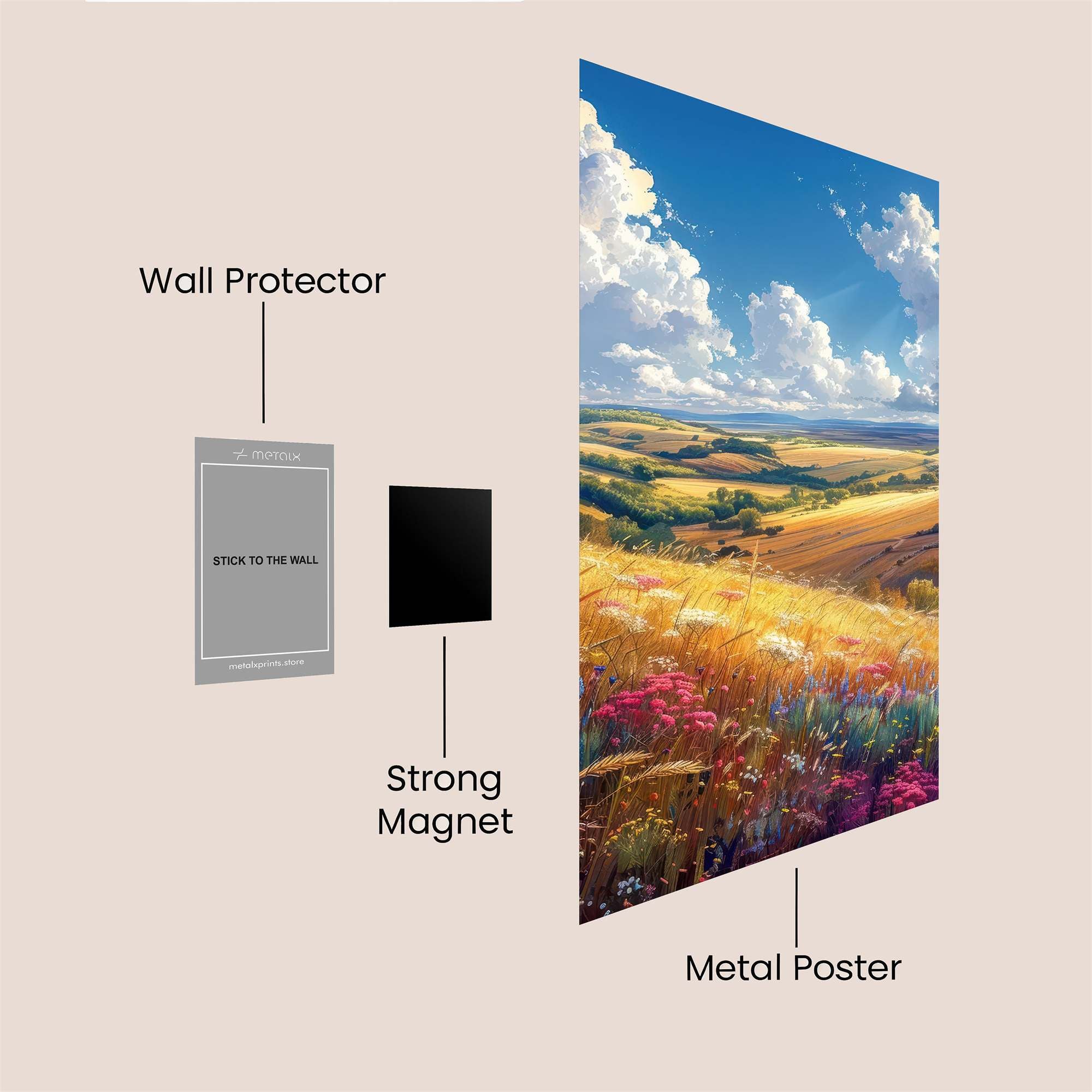 Golden Euphoria Safe Wall Magnetic / M