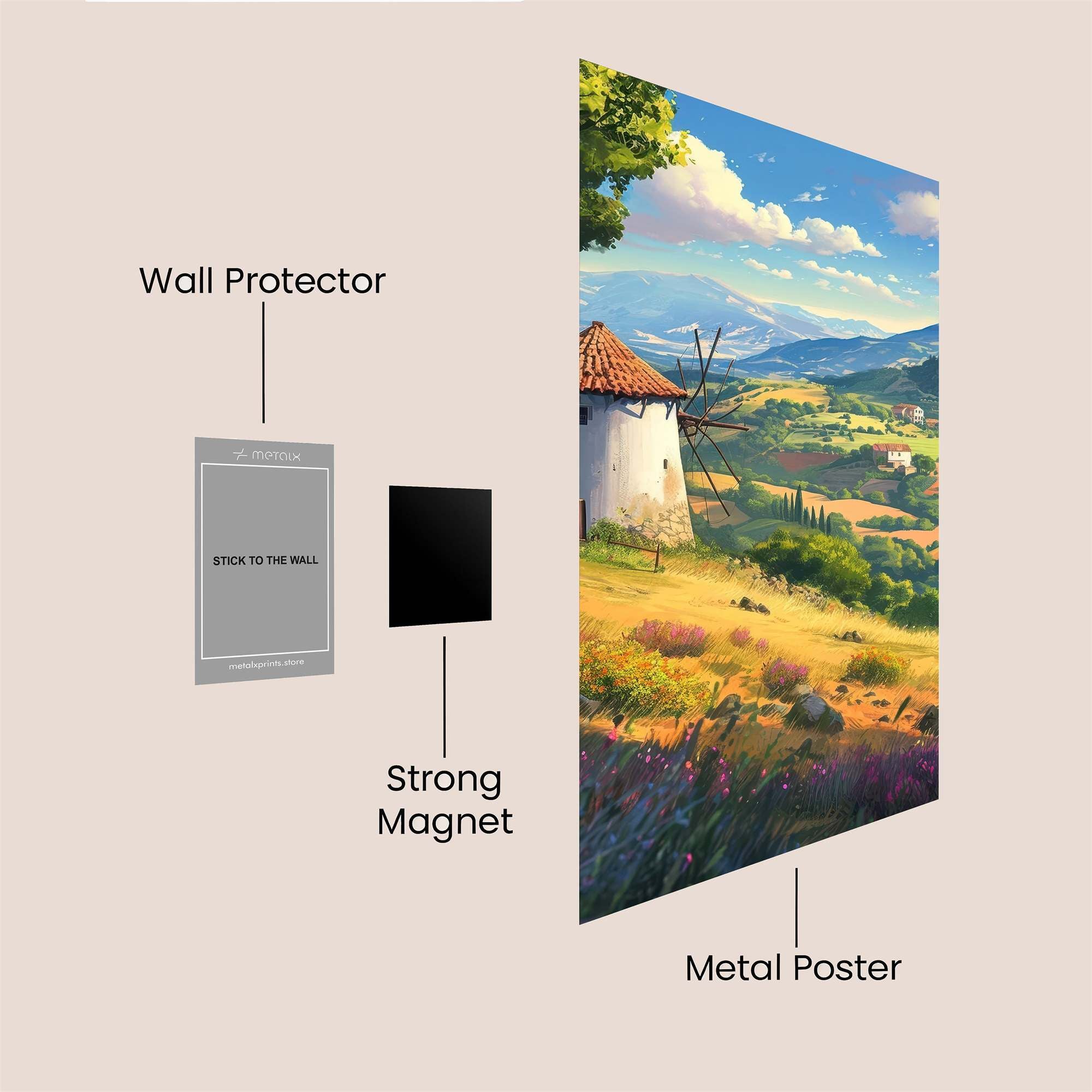 Windmill Serenity Safe Wall Magnetic / M