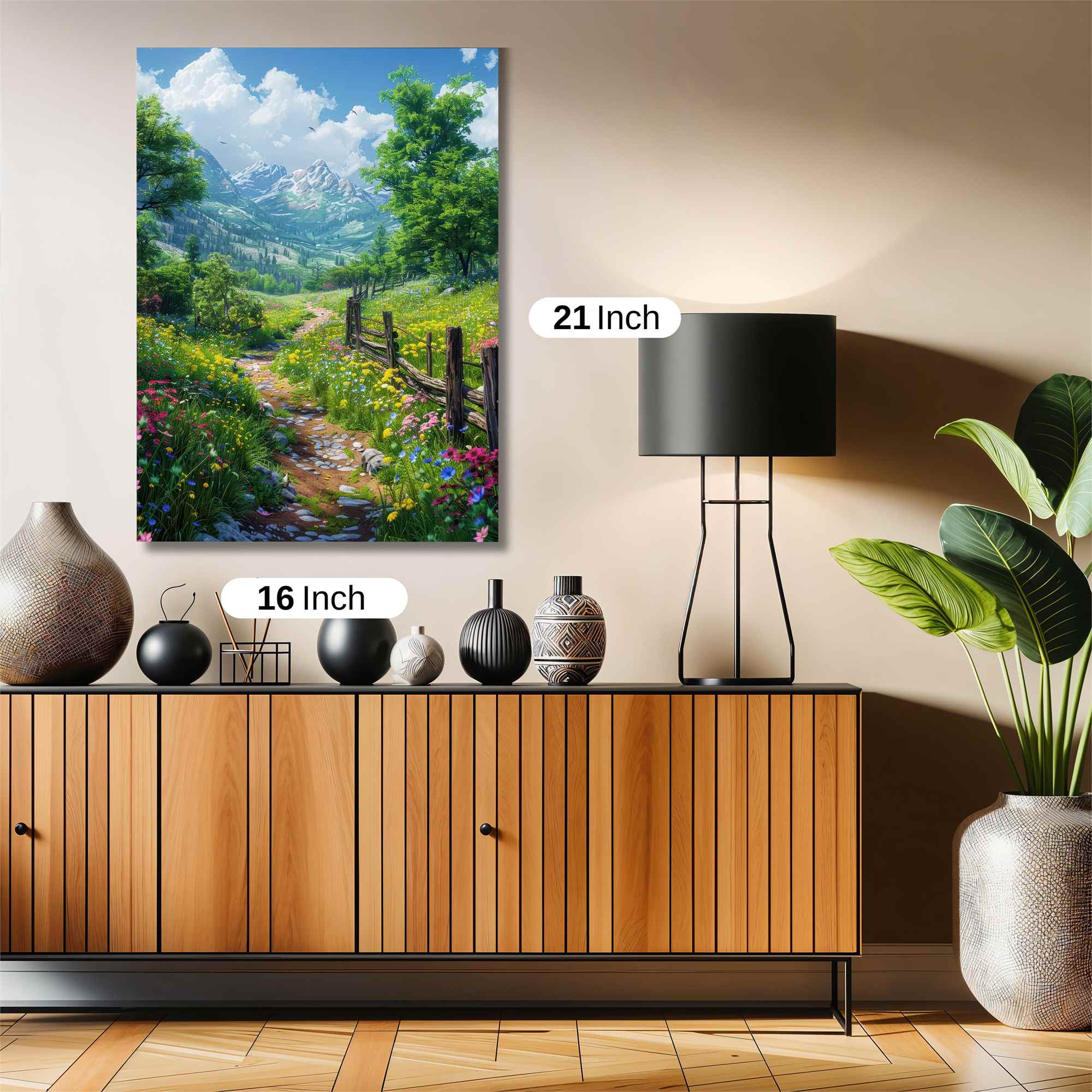 Mountain Serenity Safe Wall Magnetic / M