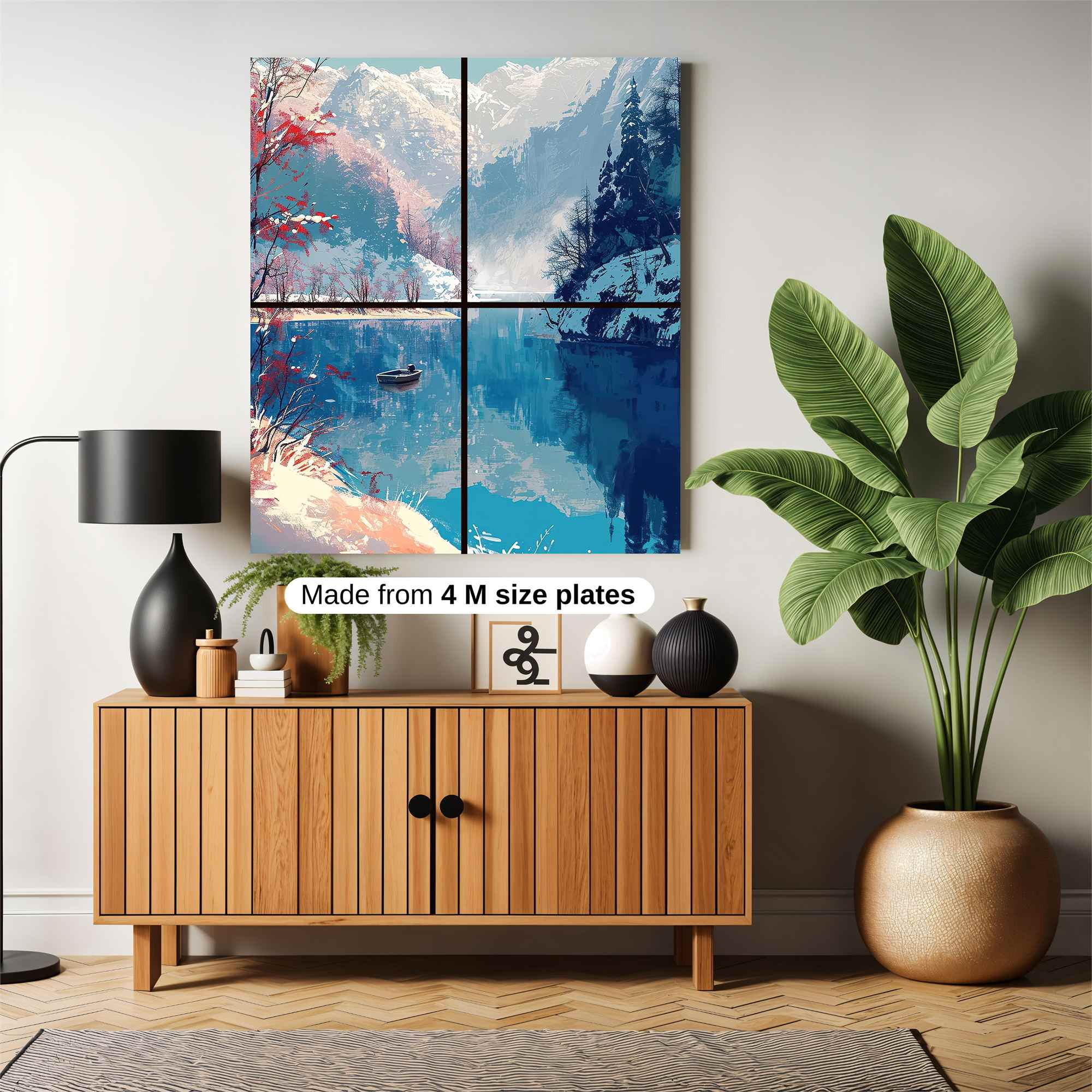 Mountain Serenity Safe Wall Magnetic / M