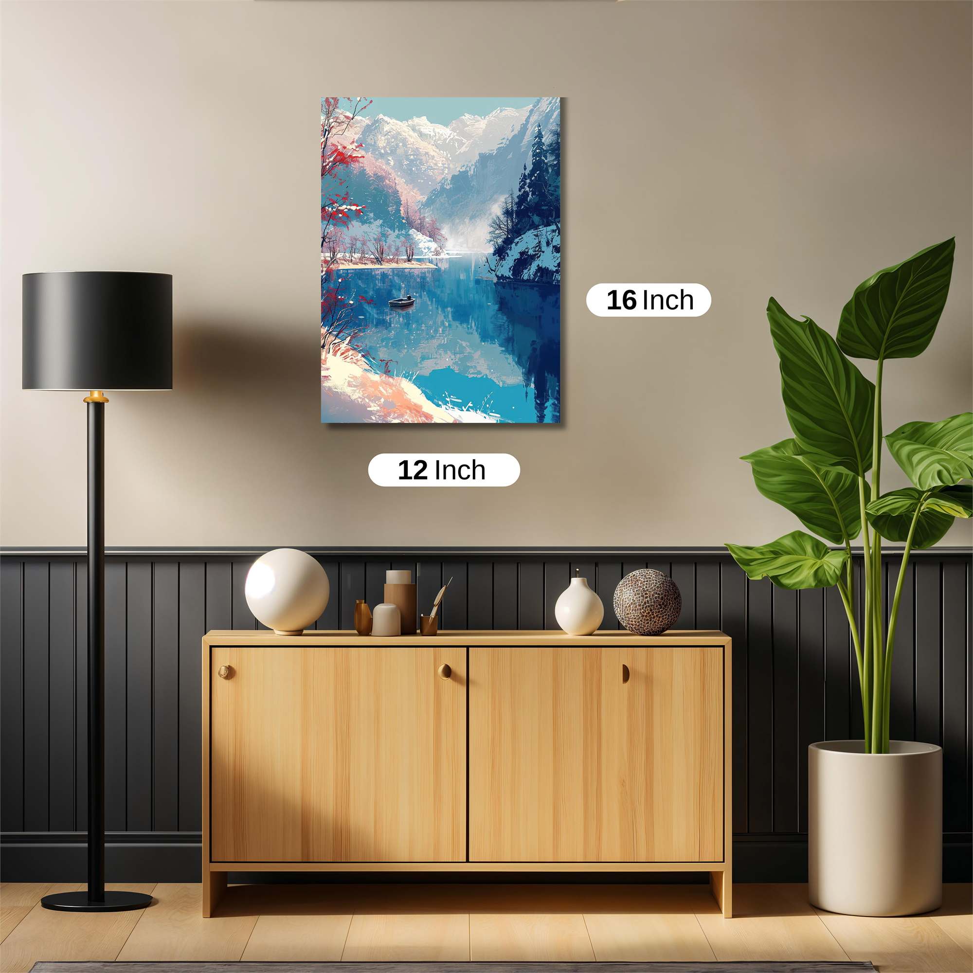 Mountain Serenity Safe Wall Magnetic / M