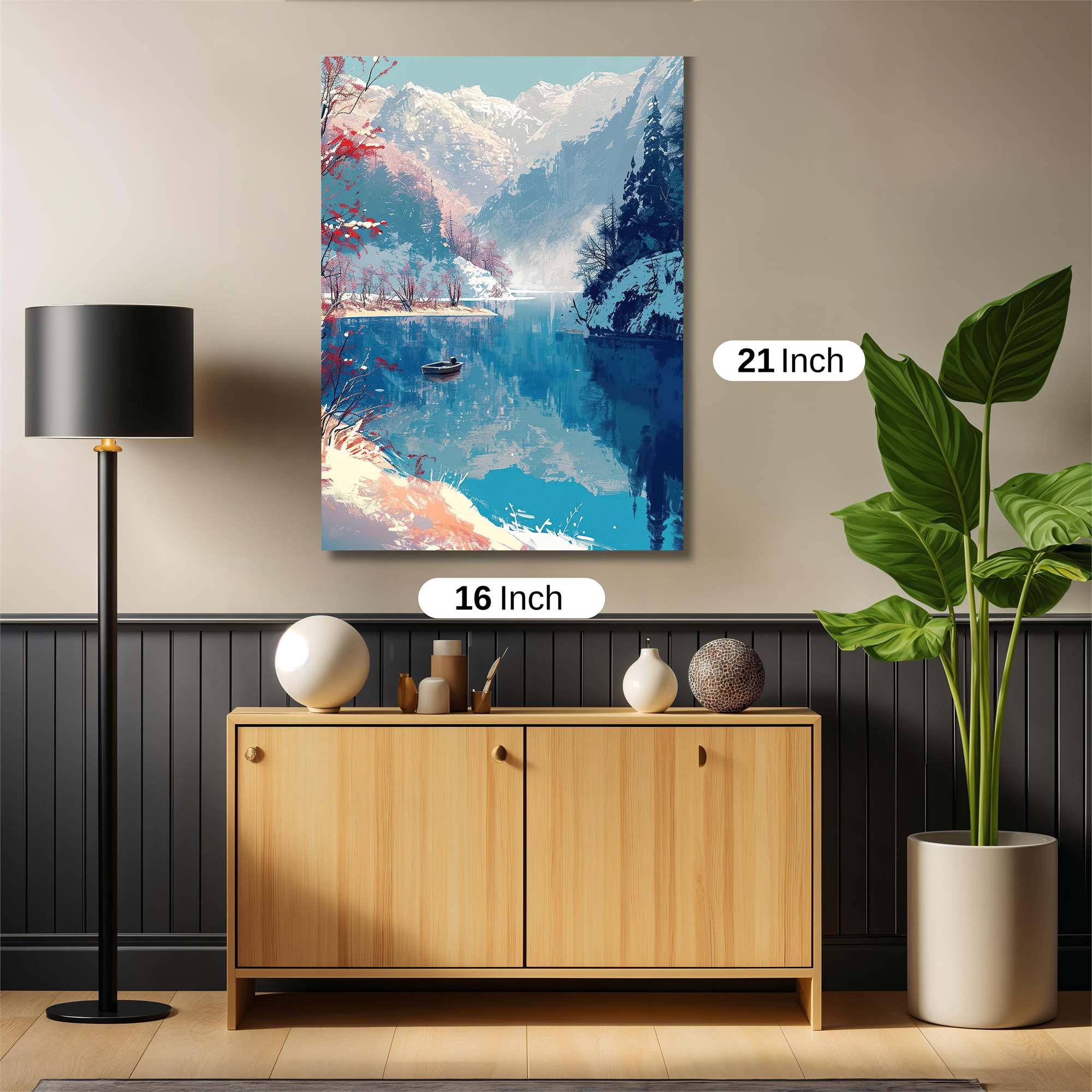 Mountain Serenity Safe Wall Magnetic / M