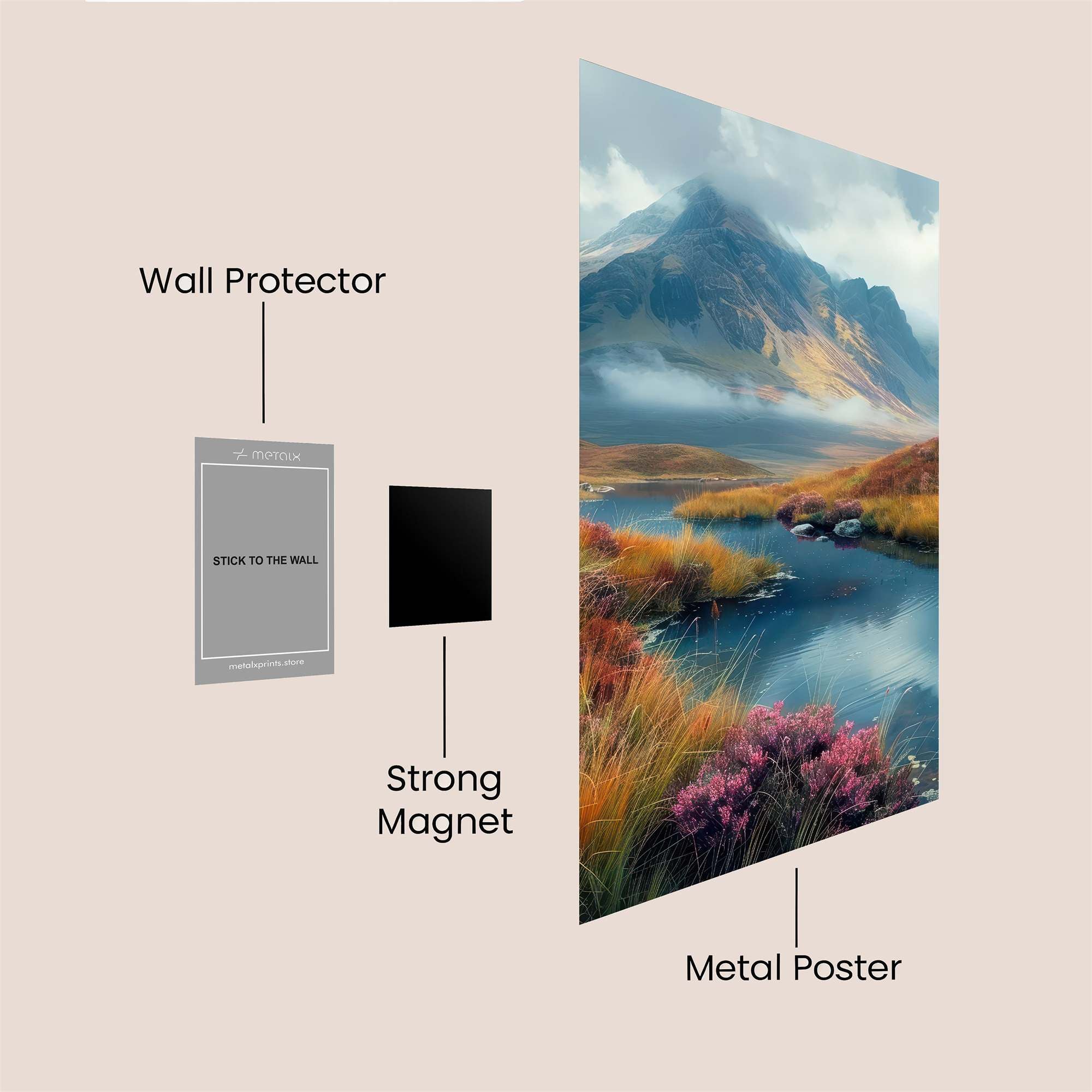 Buachaille Etive Safe Wall Magnetic / M