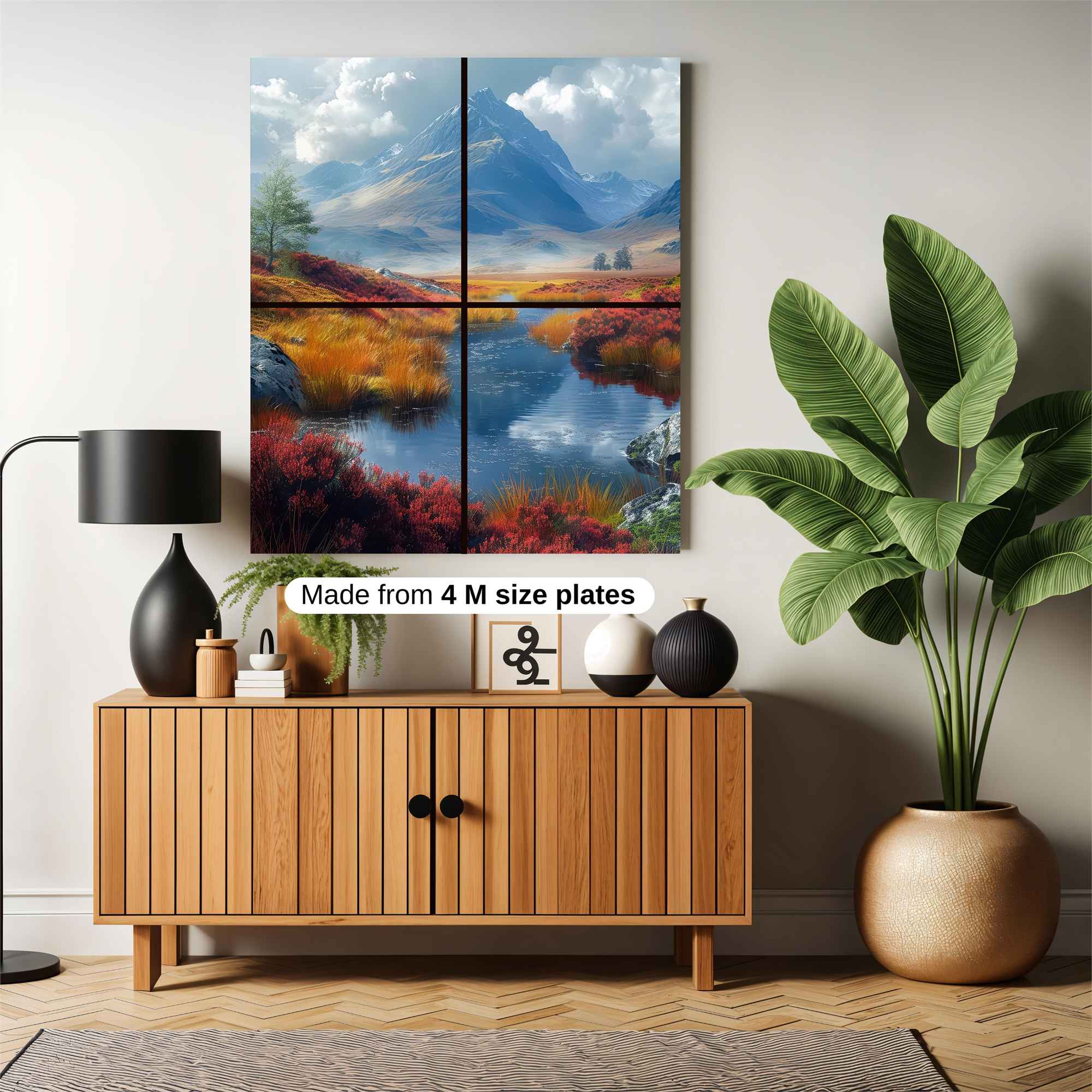 Mountain Serenity Safe Wall Magnetic / M