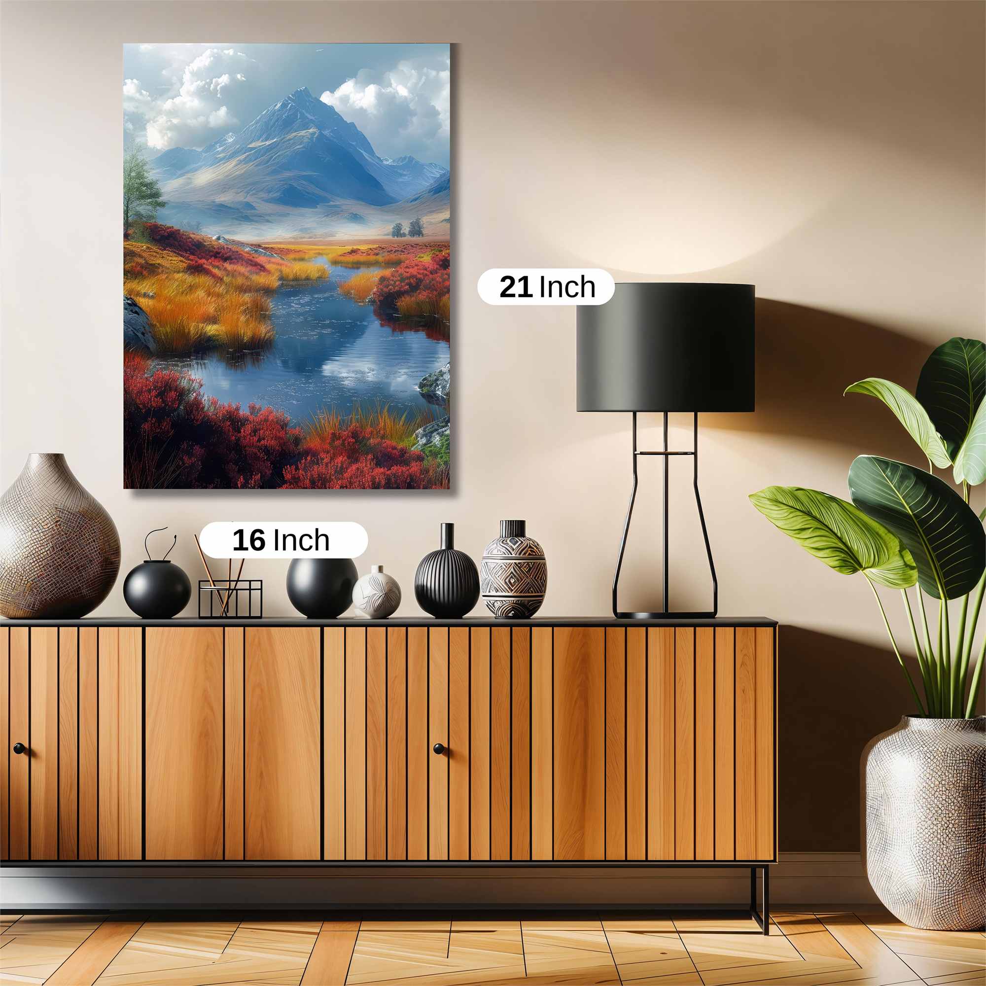 Mountain Serenity Safe Wall Magnetic / M