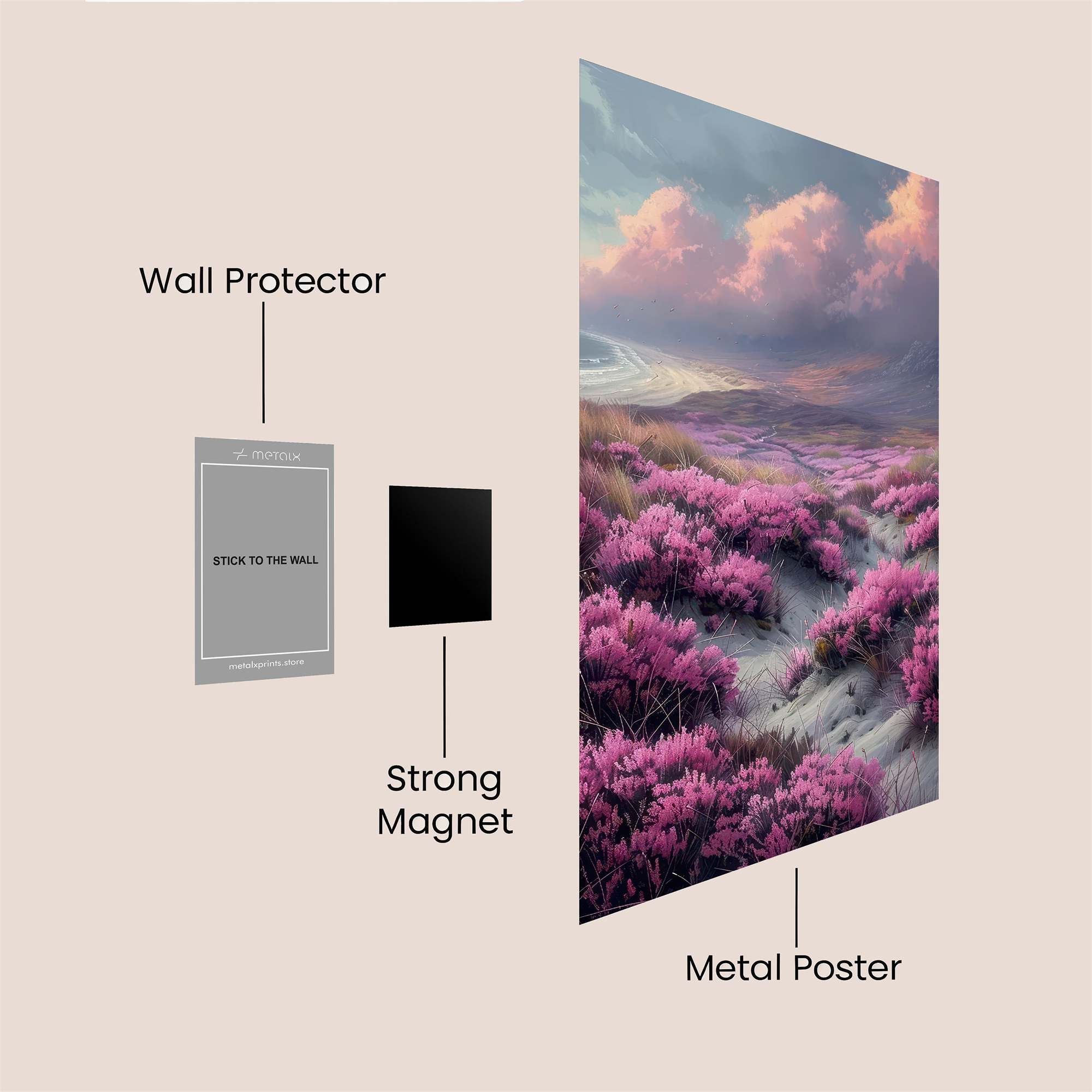 Heather Harmony Safe Wall Magnetic / M