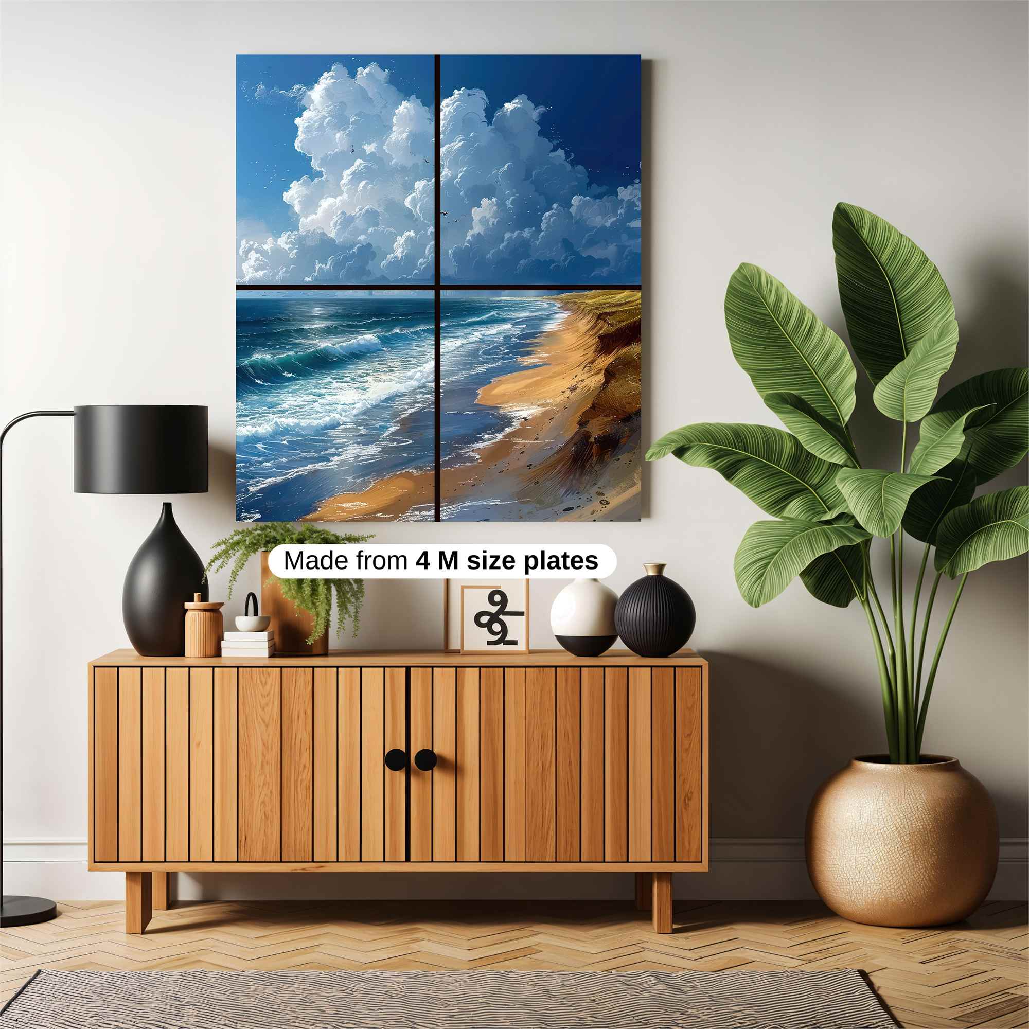 Coastal Serenity Safe Wall Magnetic / M