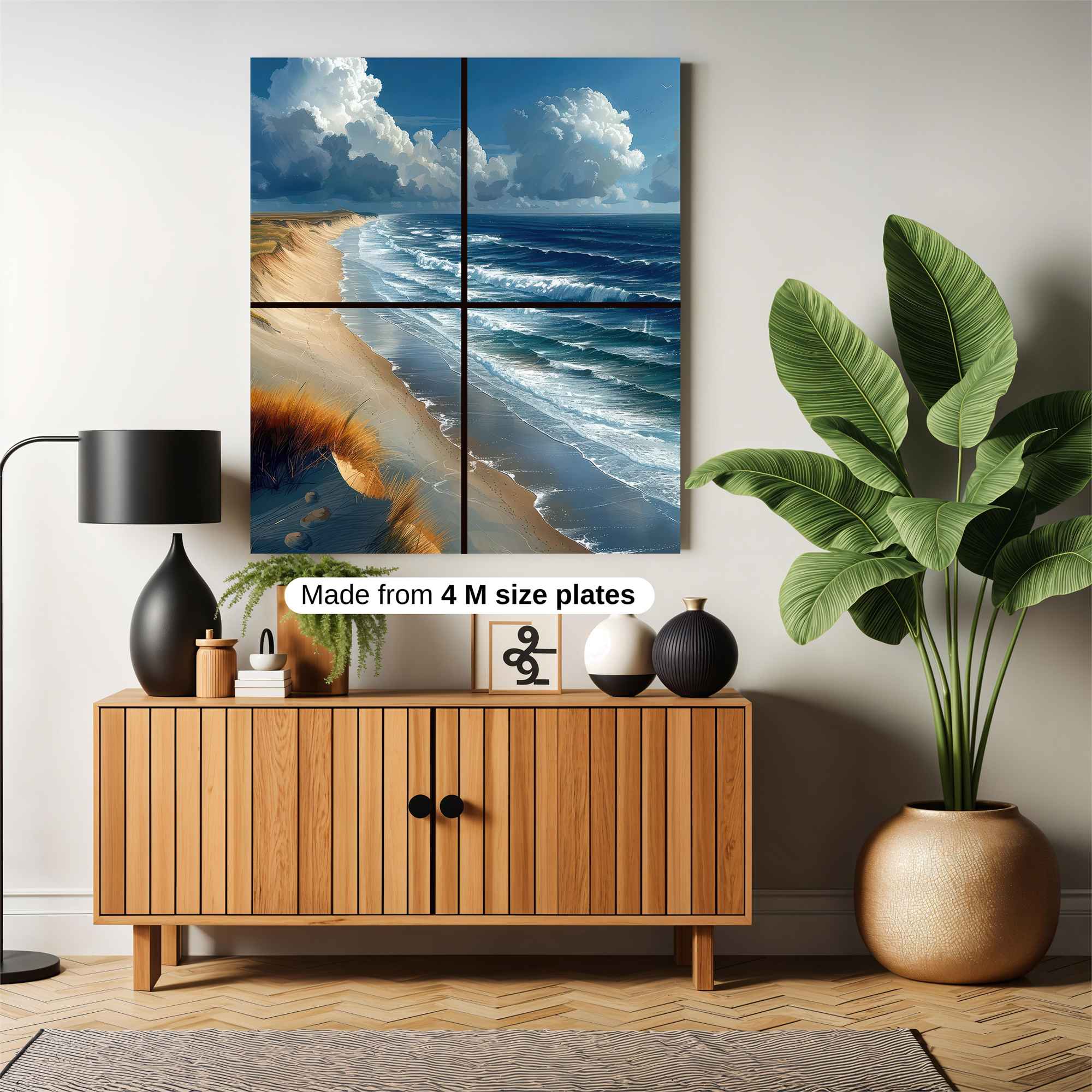 Coastal Serenity Safe Wall Magnetic / M