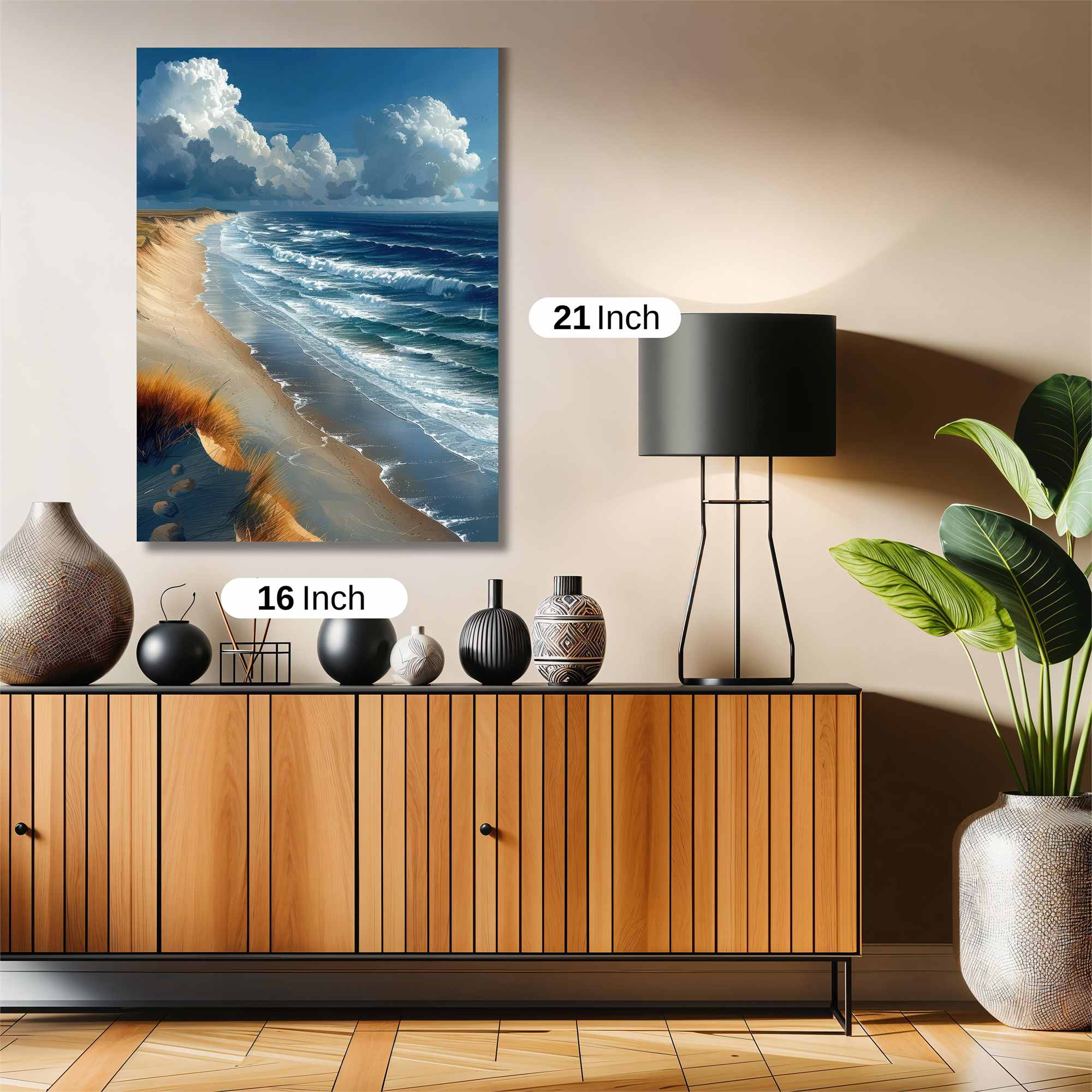 Coastal Serenity Safe Wall Magnetic / M