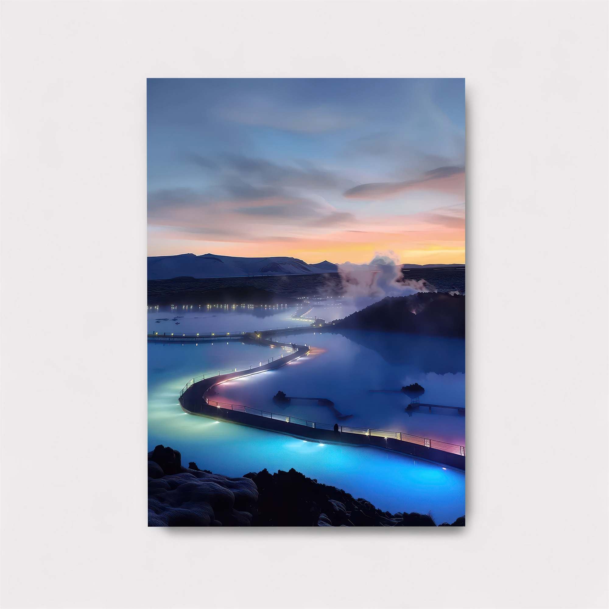 Blue Lagoon Serene Safe Wall Magnetic / M