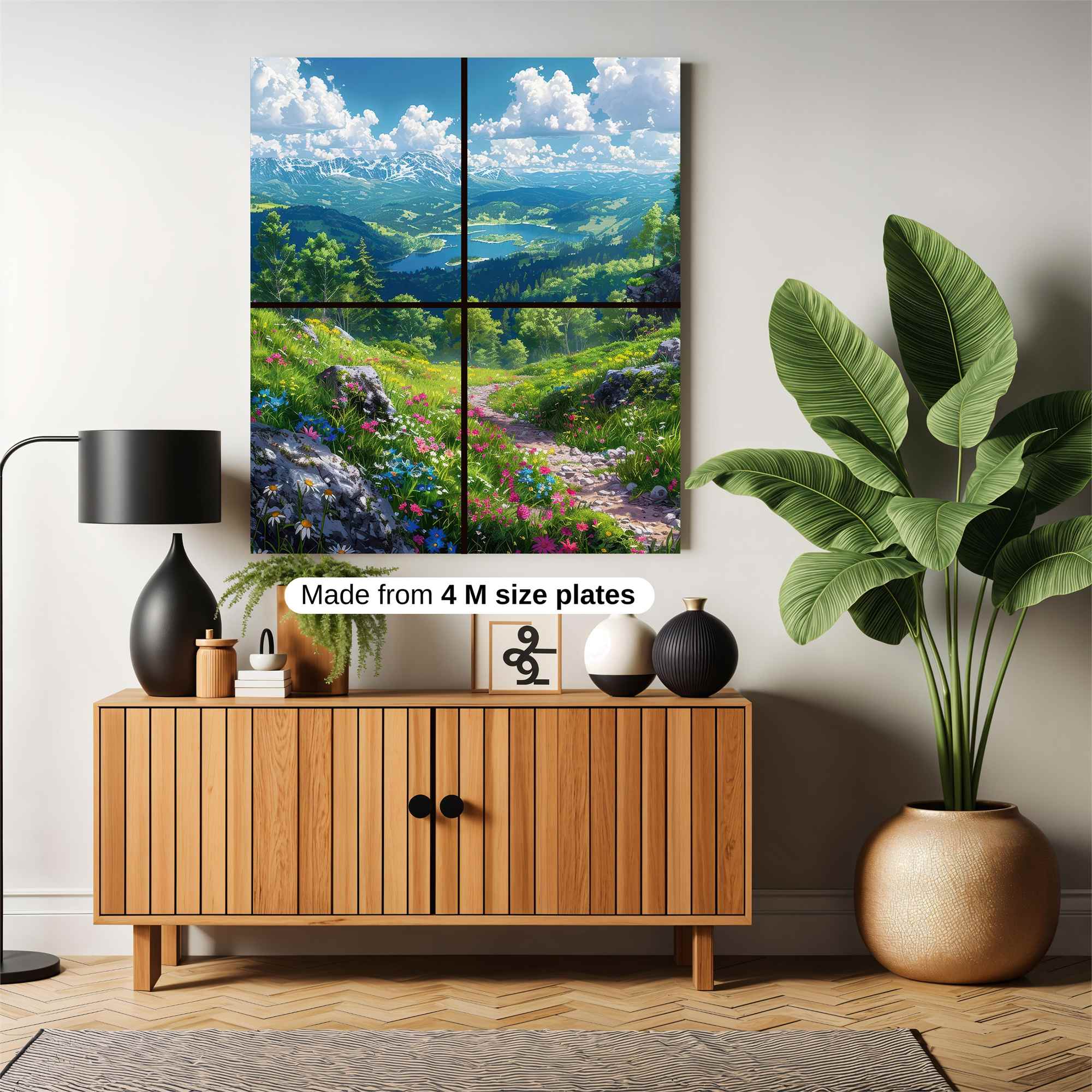 Mountain Serenity Safe Wall Magnetic / M