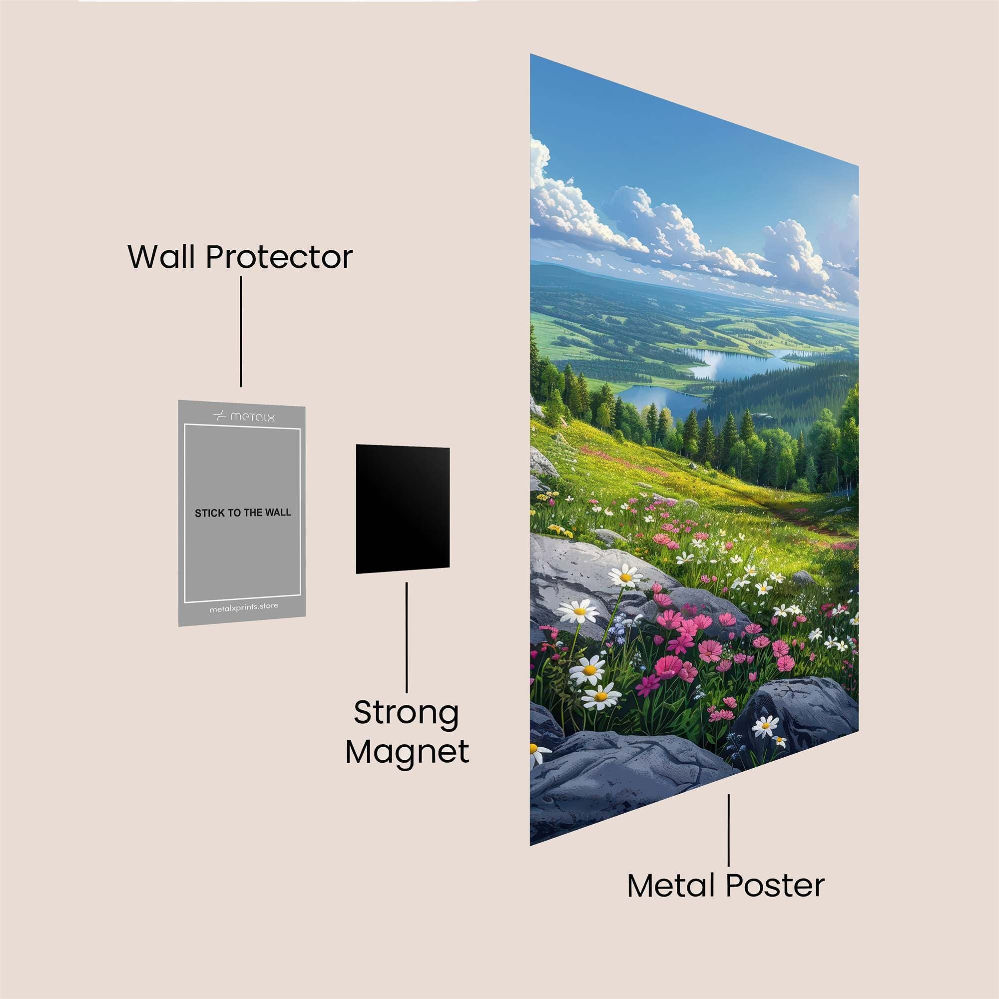 Nature's Bliss Safe Wall Magnetic / M