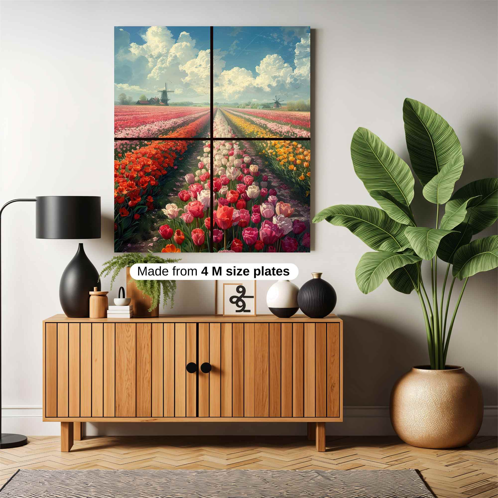 Tulip Tranquility Safe Wall Magnetic / M