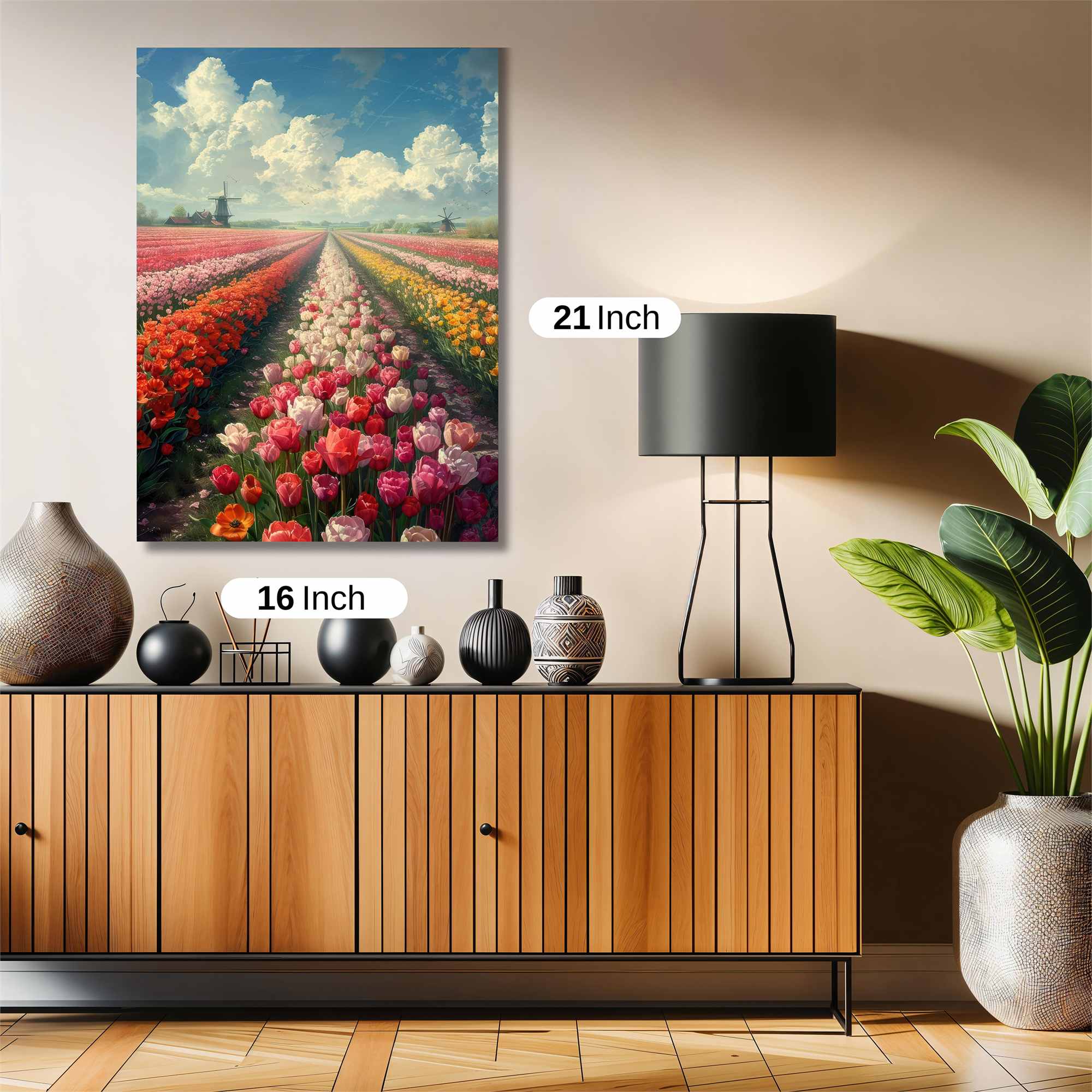 Tulip Tranquility Safe Wall Magnetic / M