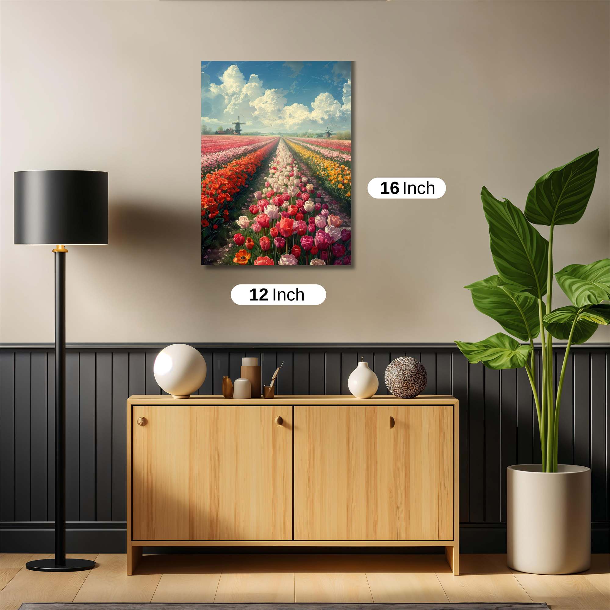 Tulip Tranquility Safe Wall Magnetic / M